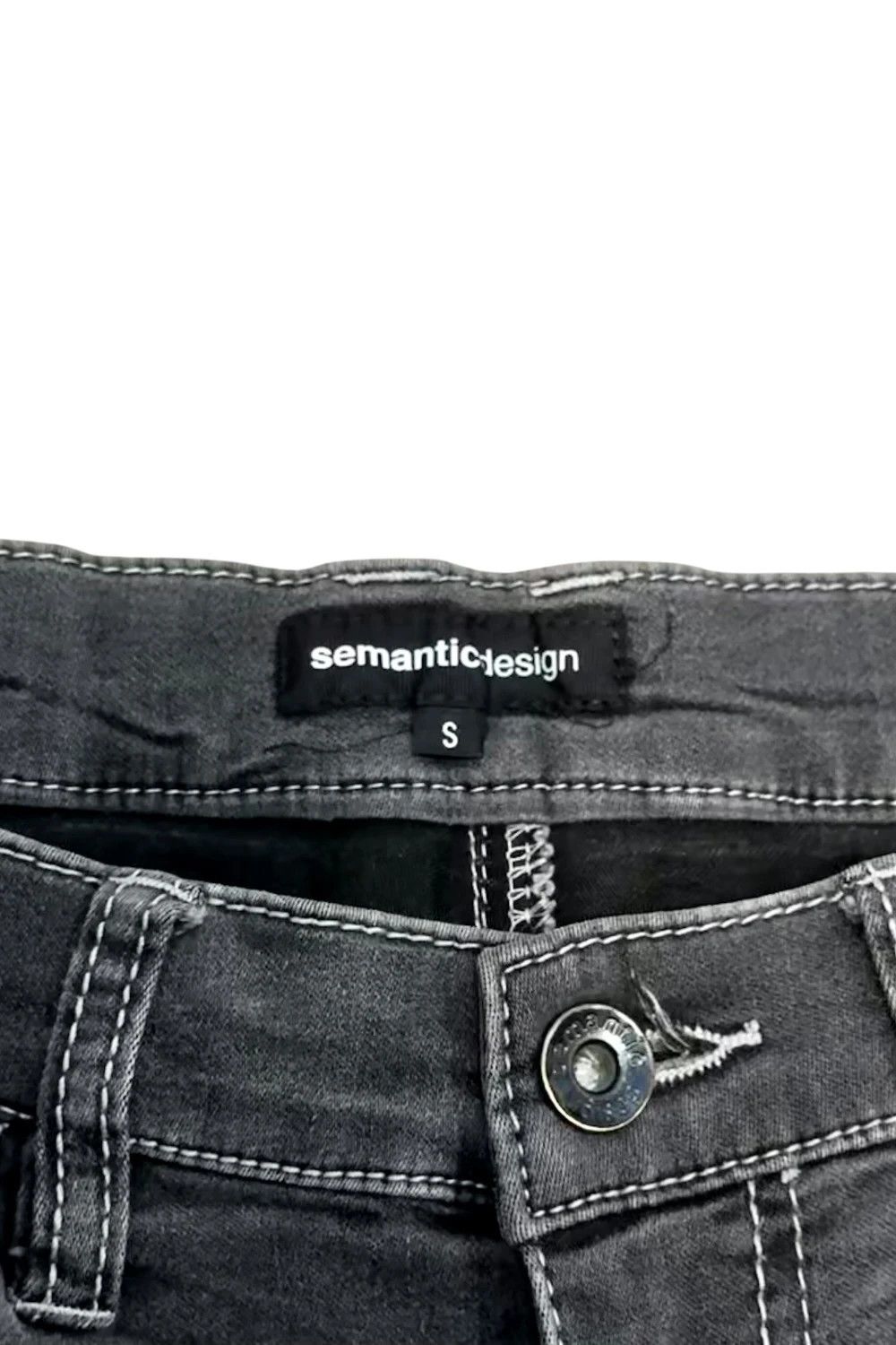semanticdesign Semantic Design grey claw mark fade wash lightweight jeans Size US 30 / EU 46 - 4 Thumbnail