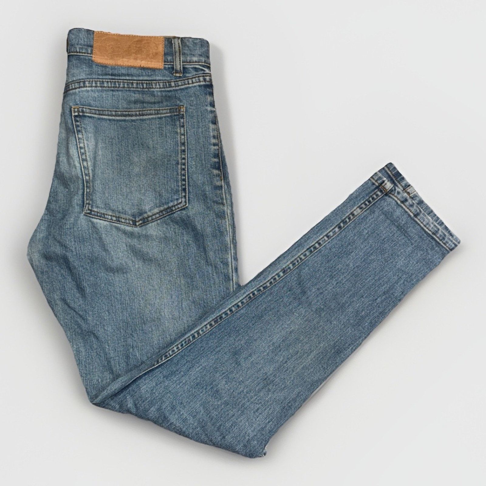 Cheap Monday Cheap Monday Tight Skinny Fit Jeans Blue Distressed 32x32 Size US 32 / EU 48 - 1 Thumbnail