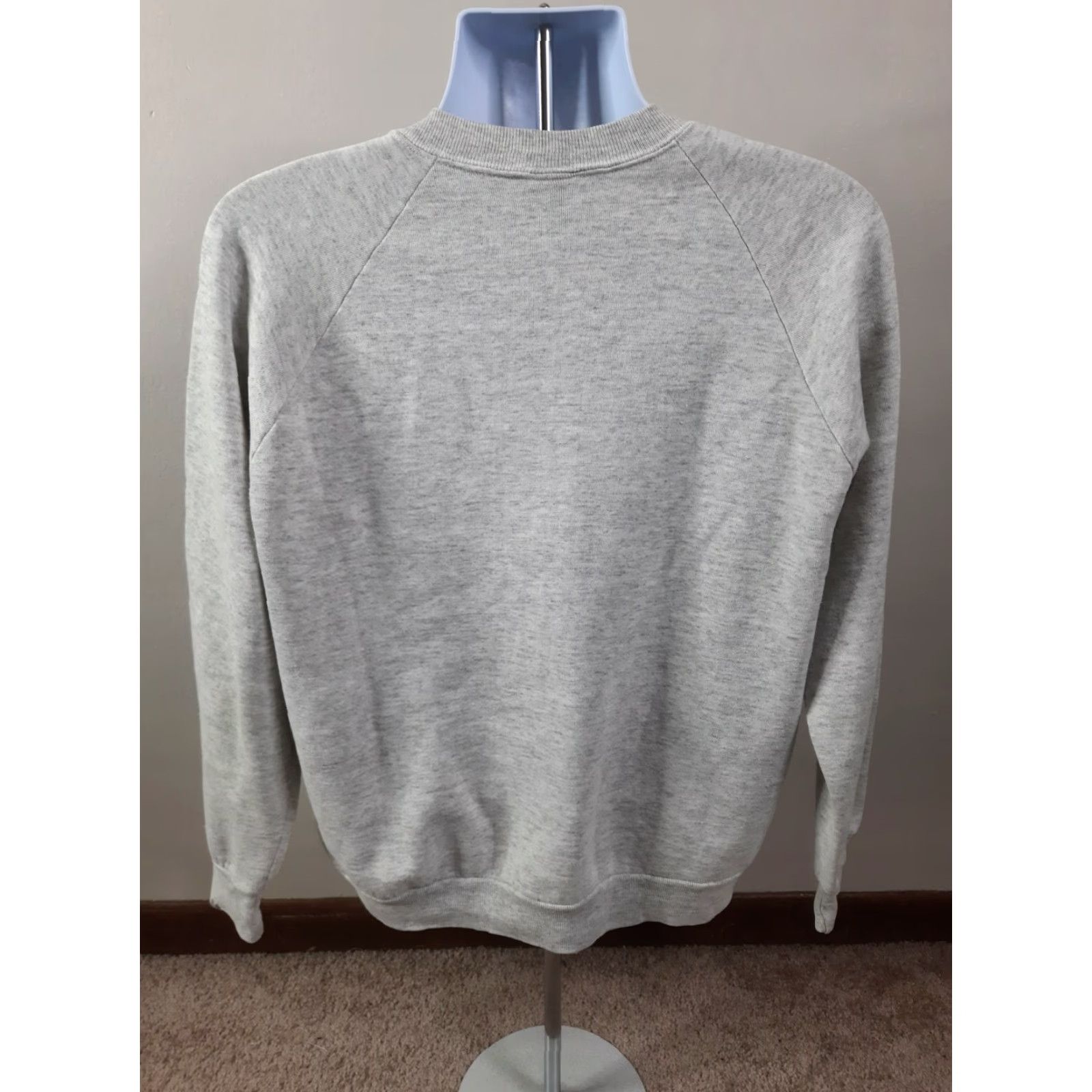 Jerzees VINTAGE Jerzees Raglan Sweatshirt Gray Washington Island 90s Large Unisex Adults Long Sleeve Crew Neck Sweatshirt Mens Womens Size US L / EU 52-54 / 3 - 5 Thumbnail