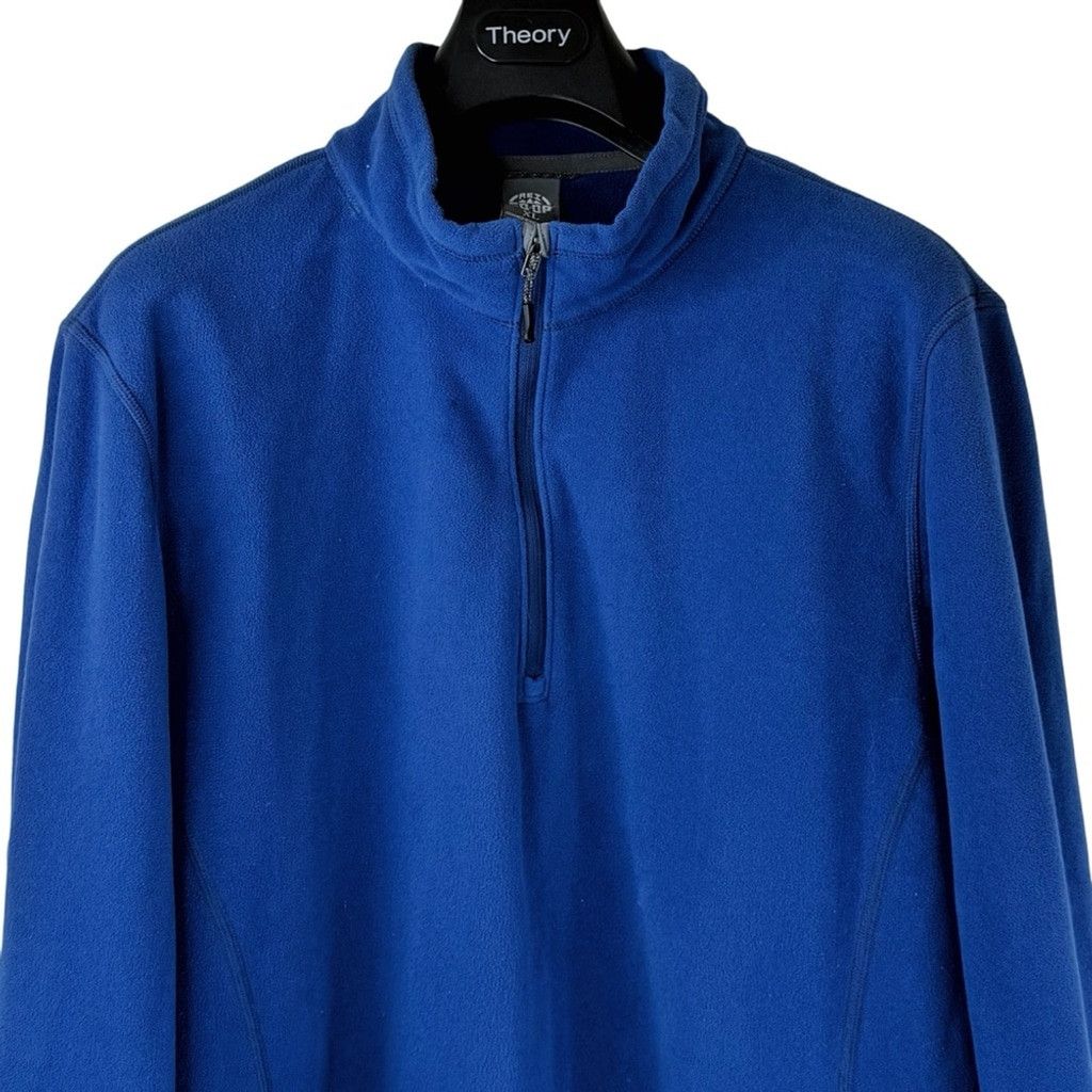 Rei REI Co-op Mens Thin Blue 1/4 Zip Fleece Pullover Size XL Size US XL / EU 56 / 4 - 1 Thumbnail
