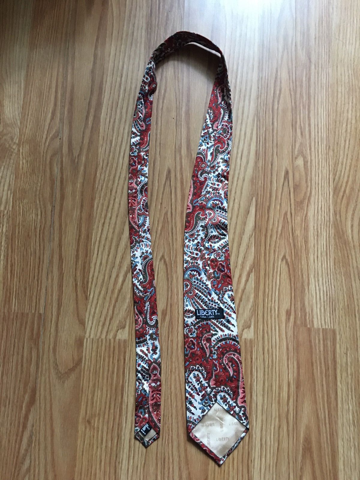 Liberty London Liberty of London Tana Lawn Vintage Floral Cotton Mens Tie Size ONE SIZE - 10 Thumbnail
