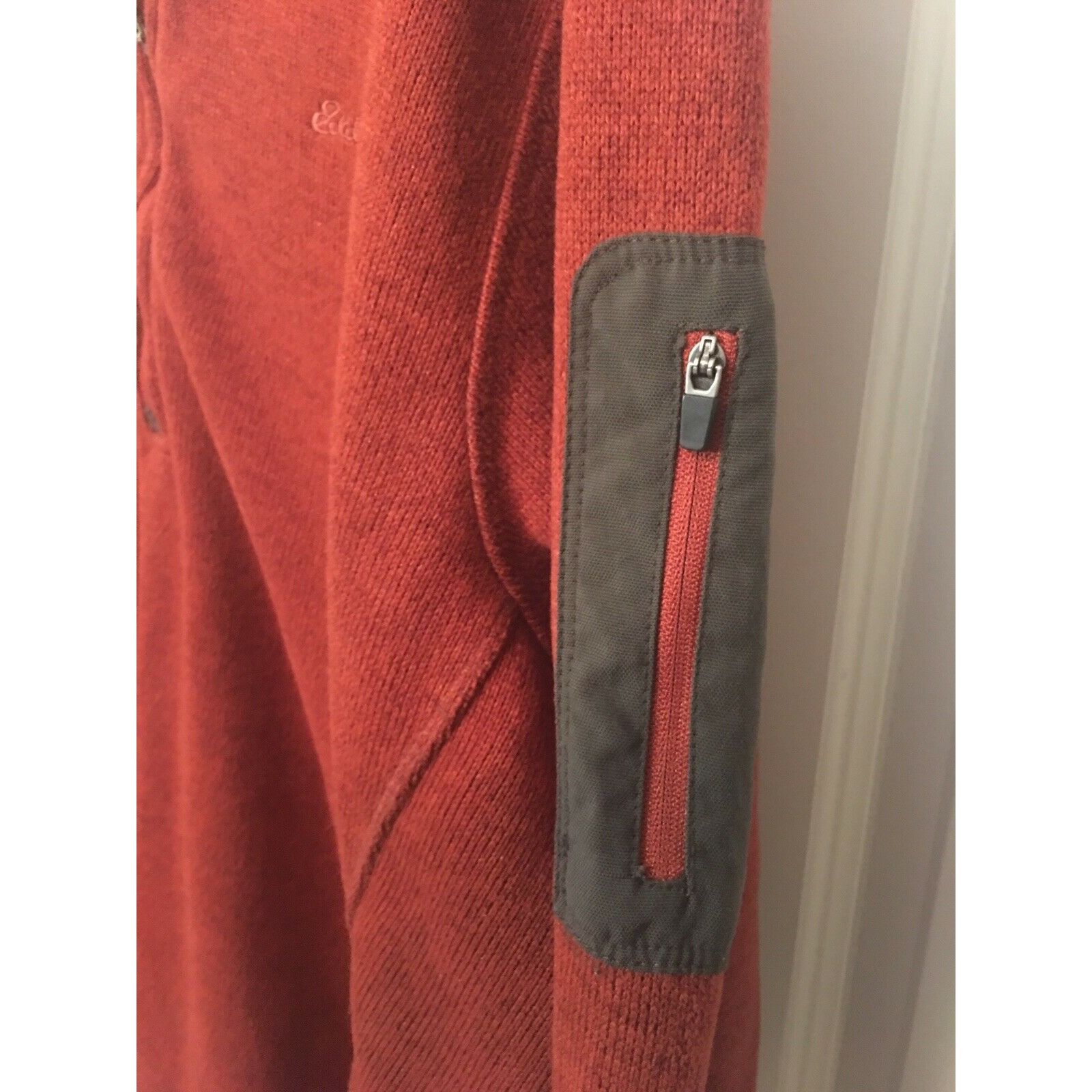 Eddie Bauer Eddie Bauer Men’s Sz XXL 1/4 Zip Pullover Sweater Orange ZIP Size US XXL / EU 58 / 5 - 3 Thumbnail