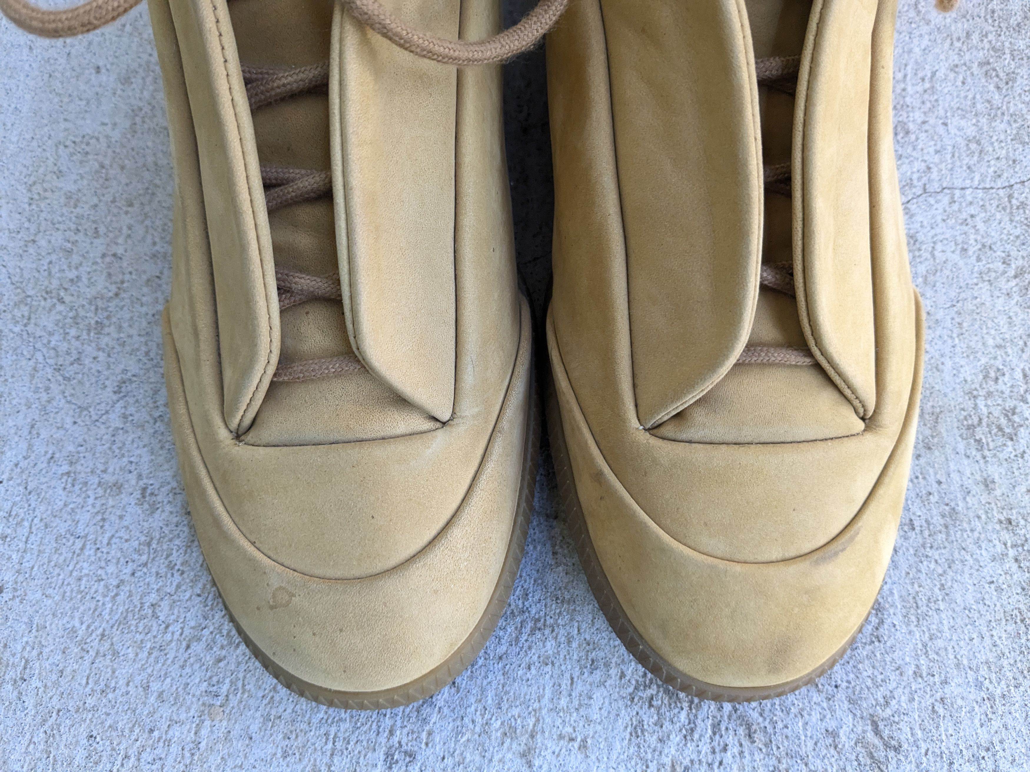 Maison Margiela Maison Margiela Future Wheat Tan 8 41 High Tops Suede Size US 8 / EU 41 - 5 Thumbnail
