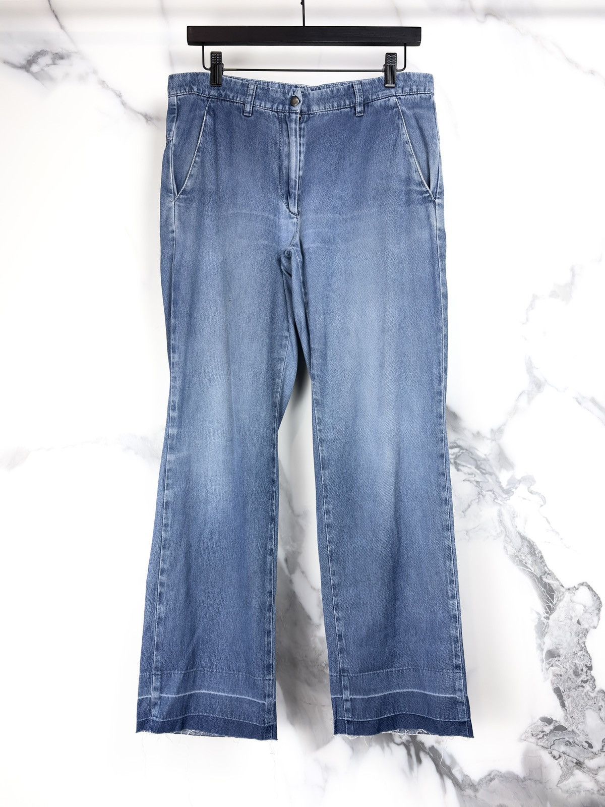 Maison Margiela SS07 Maison Martin Margiela Slant Pocket Raw Hem Pants Jeans Size US 30 / EU 46 - 1 Thumbnail