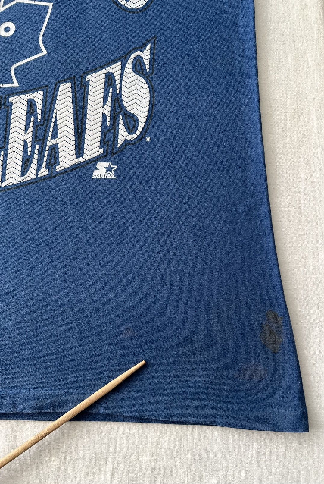 NHL Vintage 90s Toronto Maple Leafs NHL Starter Blue T-shirt Size US M / EU 48-50 / 2 - 8 Thumbnail