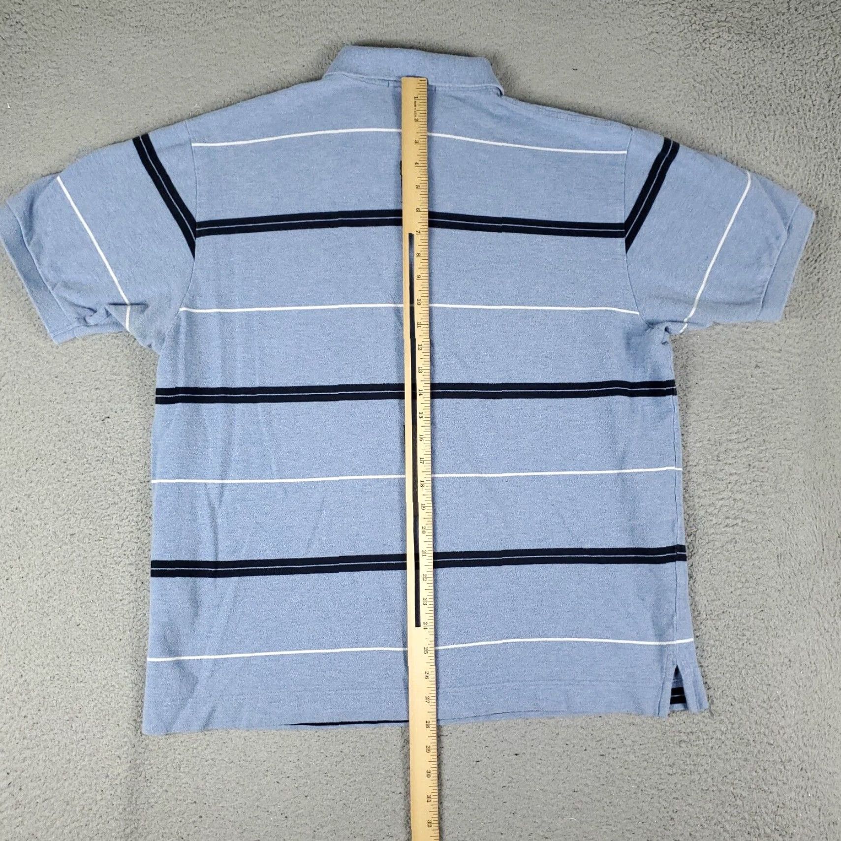 Nautica VINTAGE Nautica Polo Shirt Men XL Blue Striped Casual Short Sleeve Cotton Hybrid 80s Men's Size US XL / EU 56 / 4 - 5 Thumbnail
