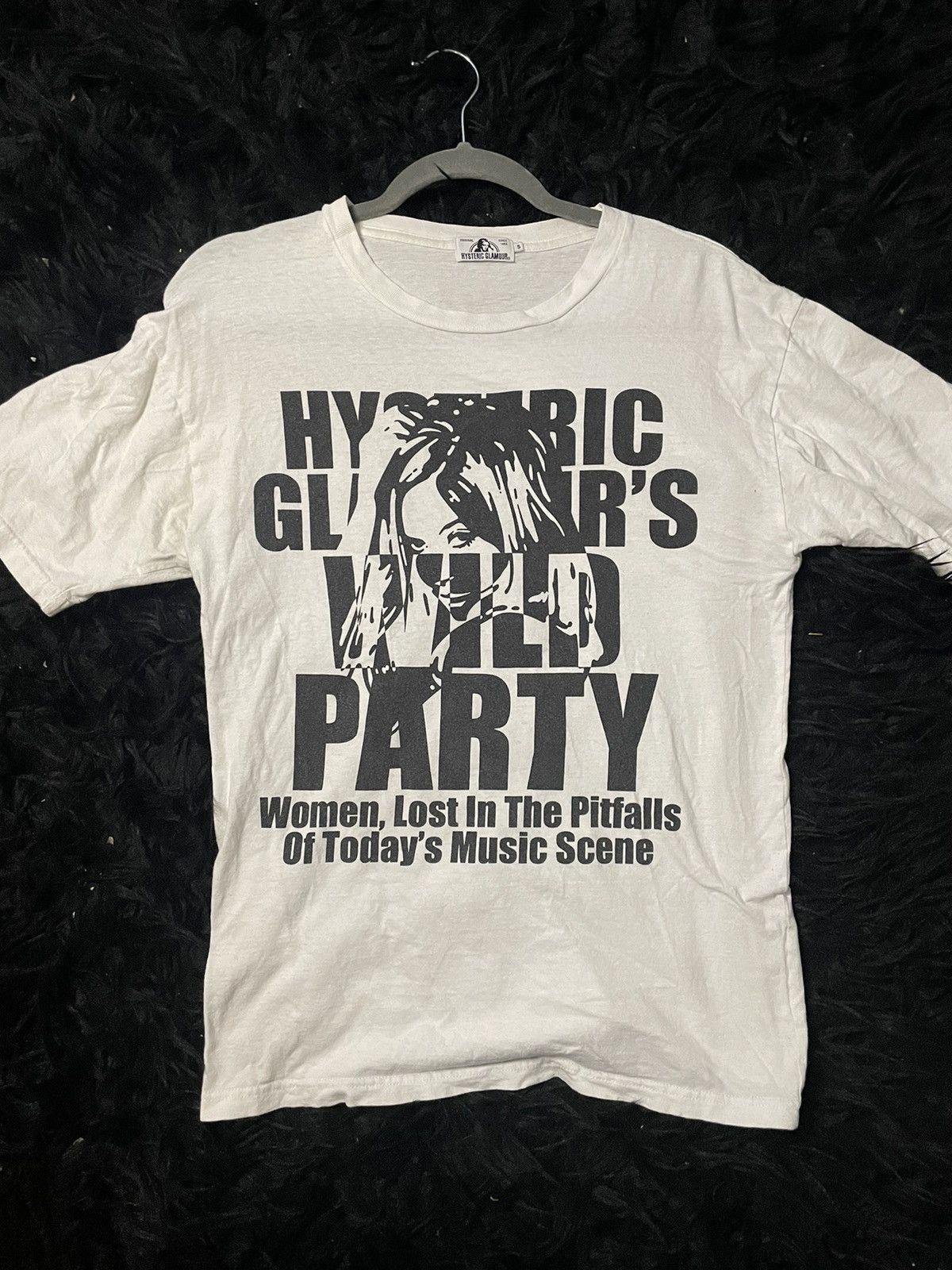 image of Hysteric Glamour’S Wild Party Tee in White, Men's (Size Small)