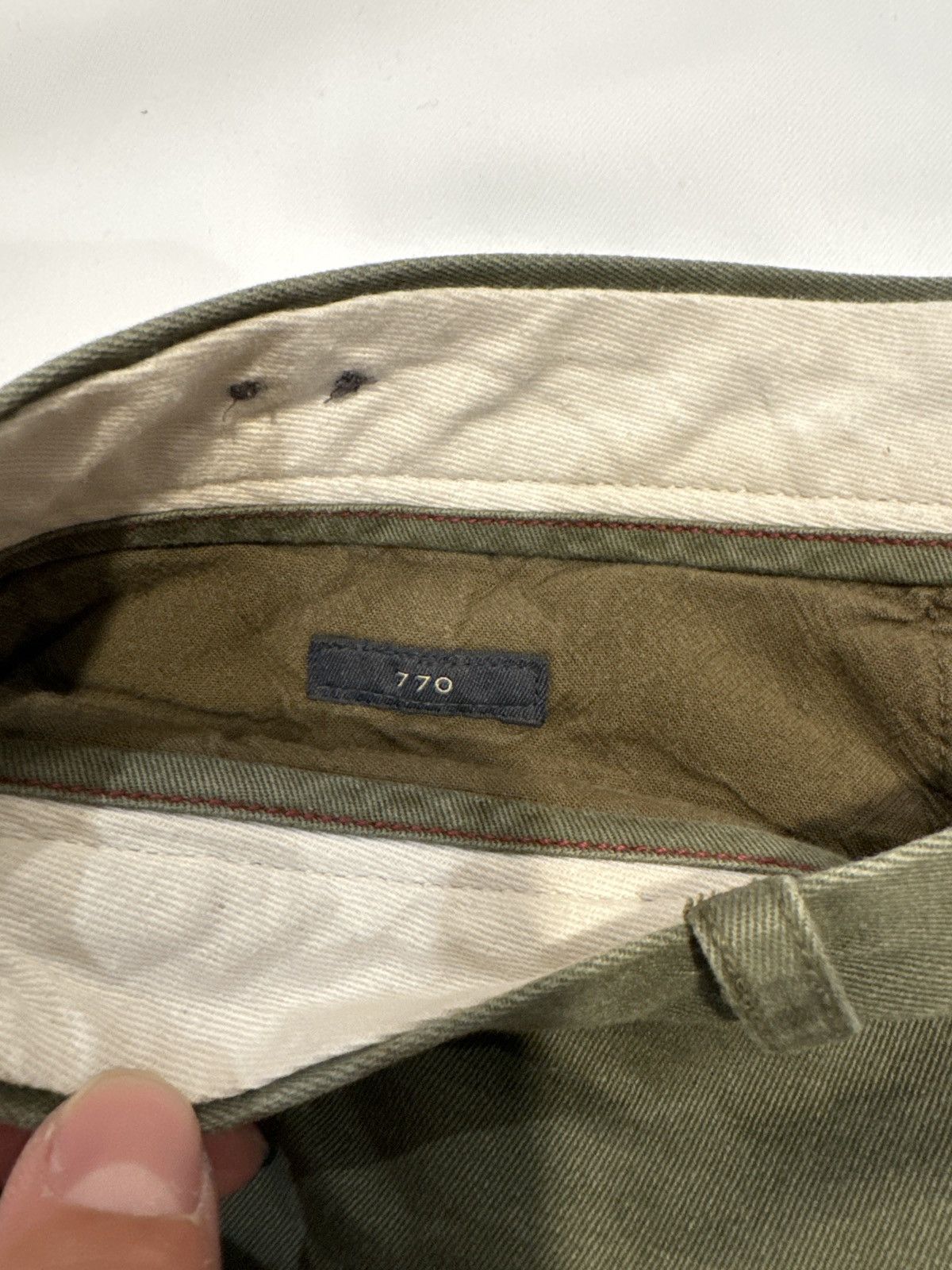 J.Crew Stretch Chino 770 in olive green Size US 34 / EU 50 - 5 Thumbnail