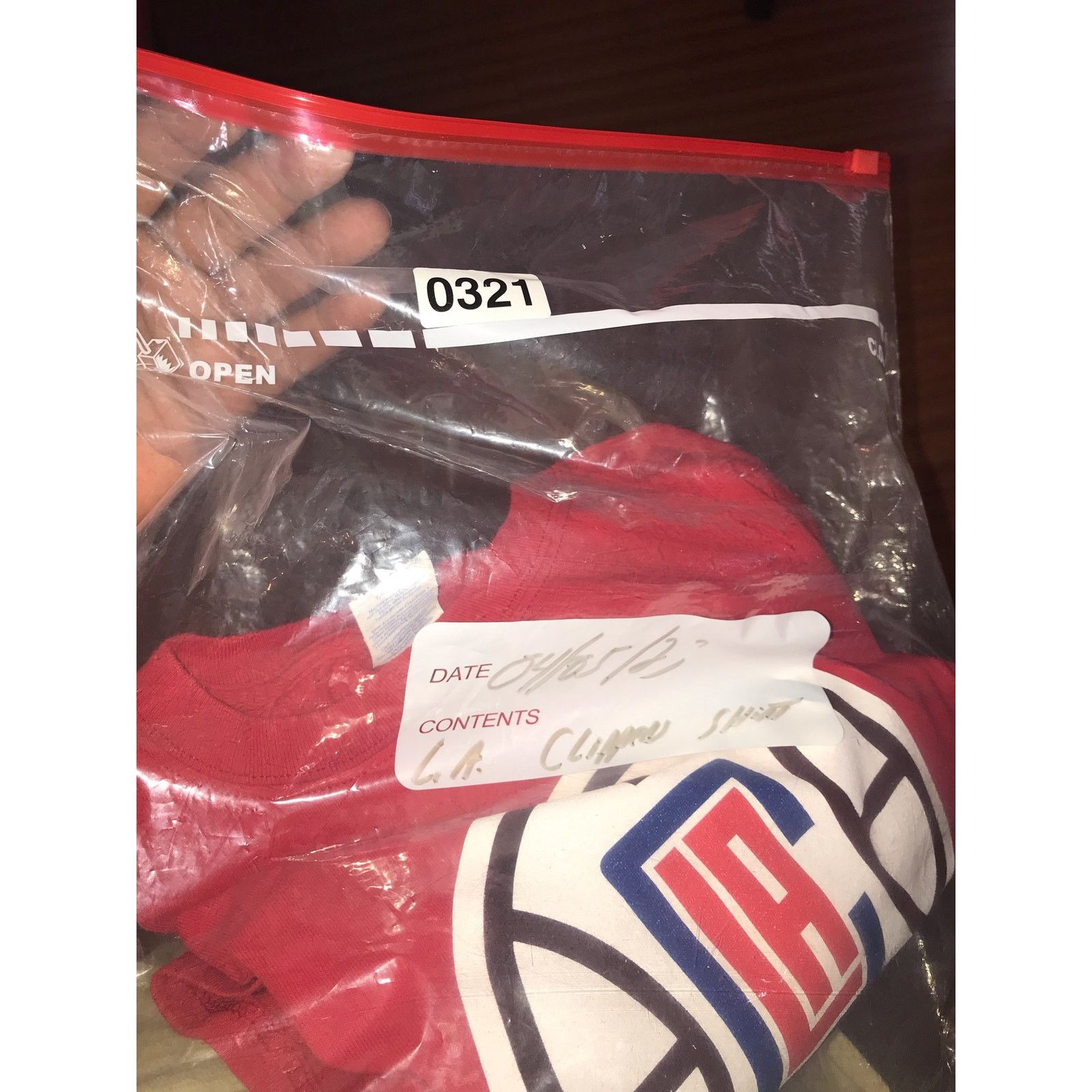 NBA NBA L.A. CLIPPERS TEE Men’s Size L Red New Logo Short sleeve Size US L / EU 52-54 / 3 - 10 Thumbnail