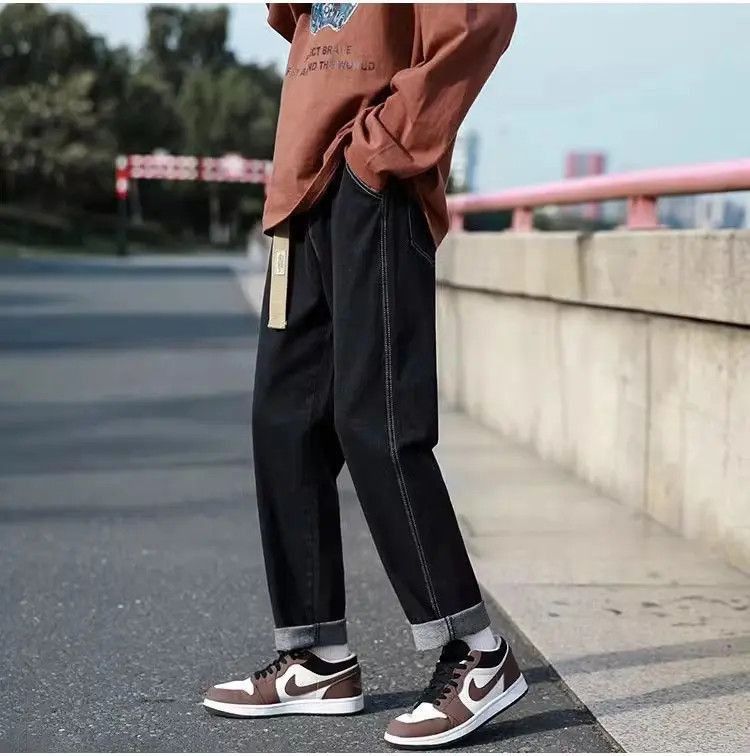 Japanese Brand Retro casual straight leg jeans Size US 32 / EU 48 - 2 Thumbnail
