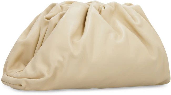 Bottega Veneta o1mle0325 Size: OS / Classic Leather Pouch in Beige Size ONE SIZE - 2 Thumbnail