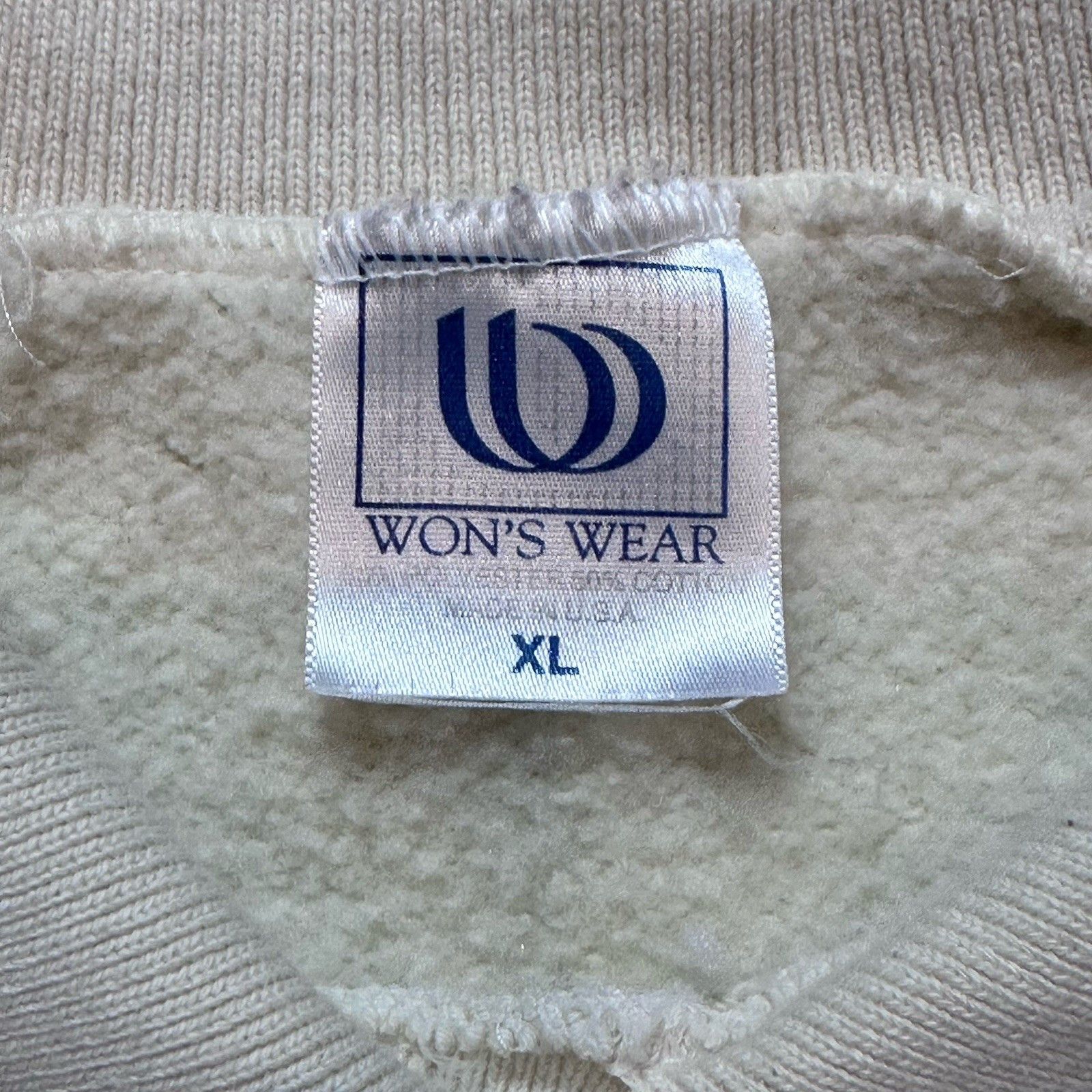Vintage Vintage Won's Wear Beige Women's XL Sweater Heidi Satterberg Size XL / US 12-14 / IT 48-50 - 8 Thumbnail