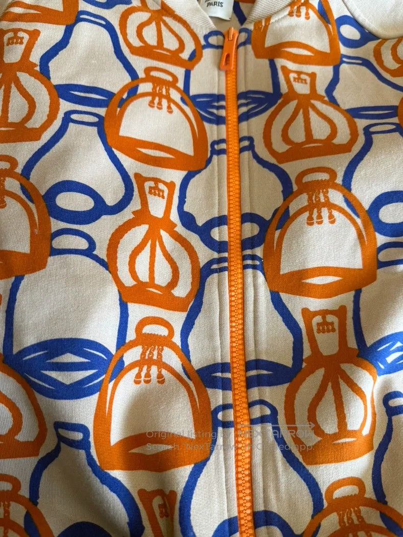 Hermes Hermes Stirrup fantasy print baseball jacket Size S / US 4 / IT 40 - 7 Thumbnail