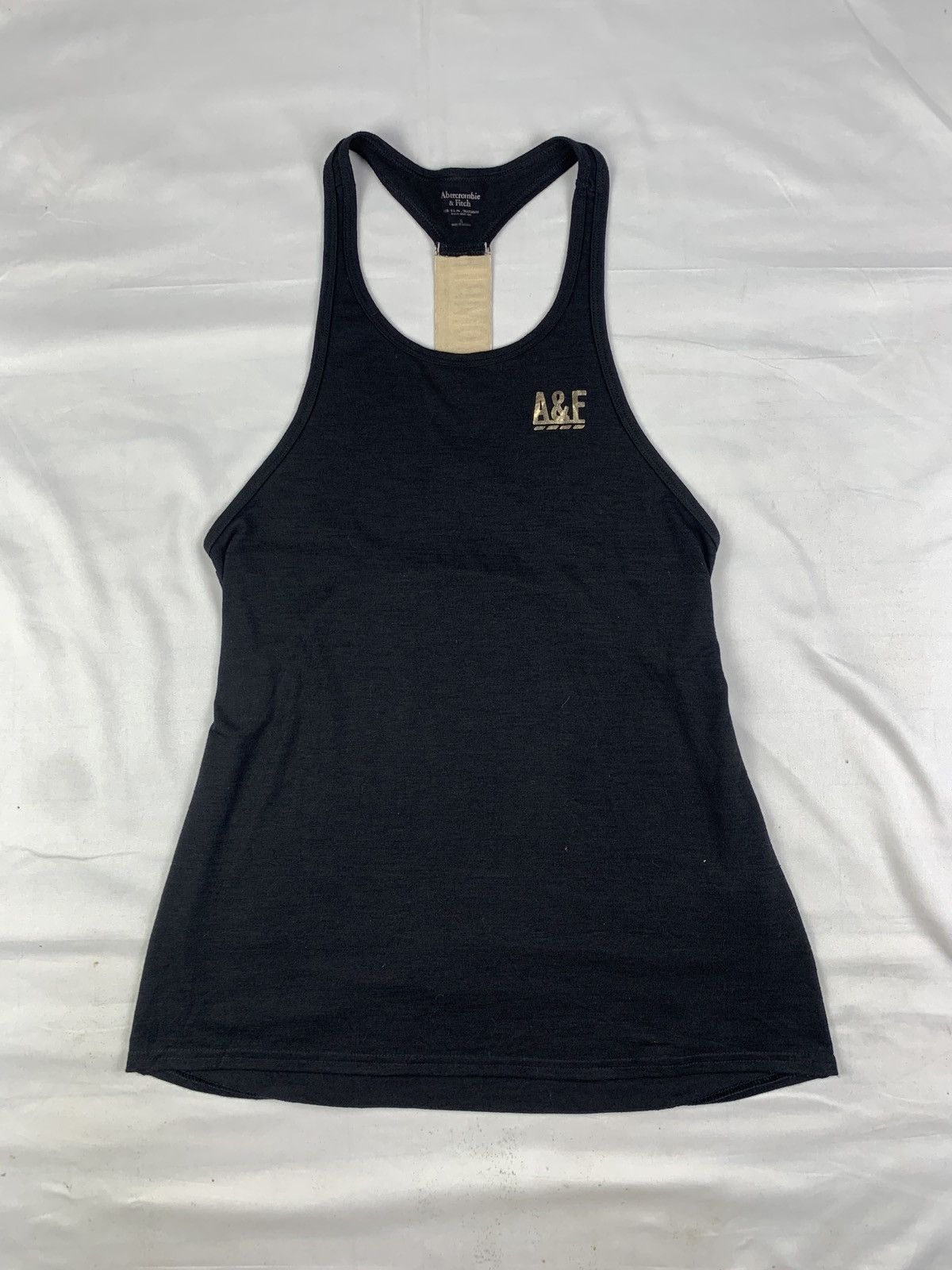 Abercrombie & Fitch abercrombie & fitch A&F Fitted Scoop Neck Built Bra Tank Top Size S / US 4 / IT 40 - 4 Thumbnail