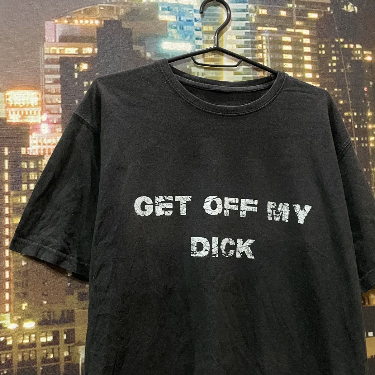Japanese Brand OPIUM HUMOR GET OFF MY DICK PENIS SEX PORNSTAR KANYE WEST Size US M / EU 48-50 / 2 - 2 Thumbnail