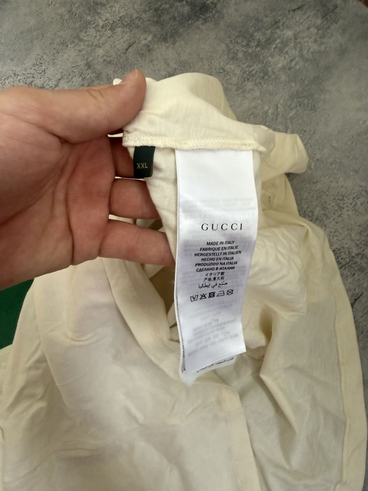 Gucci Gucci x Dapper Dan Graphic Print T-Shirt in cream cotton Size US XXL / EU 58 / 5 - 4 Thumbnail