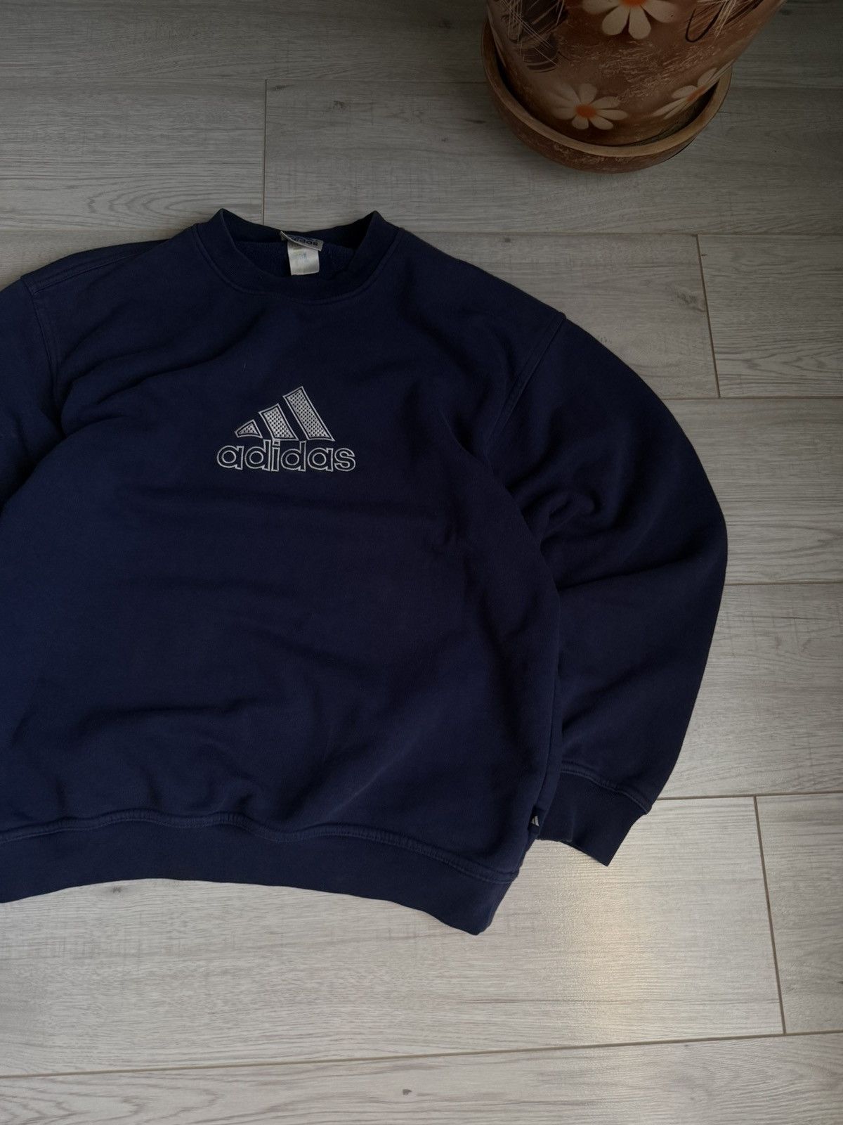 Adidas Vintage Sweatshirt Adidas Crewneck 90’s logo Size US L / EU 52-54 / 3 - 2 Thumbnail