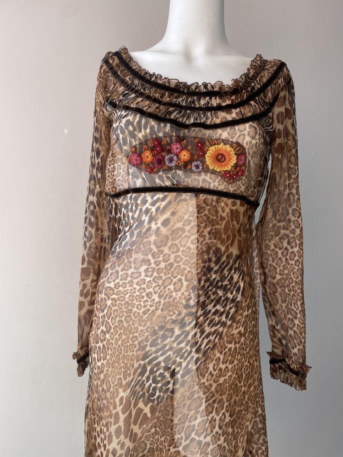 Blumarine Blumarine silk dress Size M / US 6-8 / IT 42-44 - 9 Thumbnail