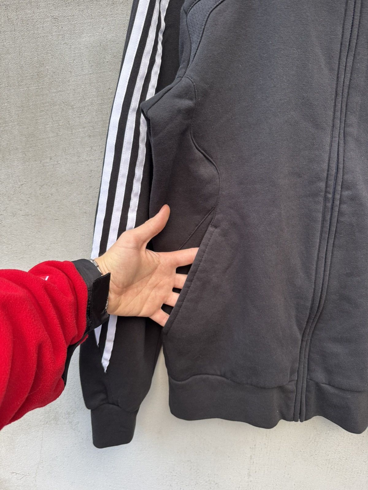 Adidas Vintage Rare Adidas Ninja Zip-Hoodie High Neck Size US M / EU 48-50 / 2 - 10 Thumbnail