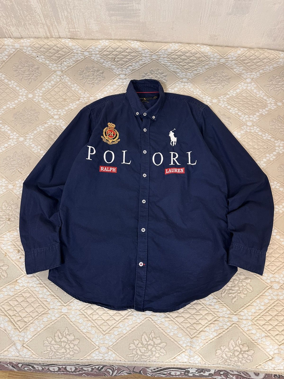 Polo Ralph Lauren 🔥 Polo Ralph Lauren Chief Keef Y2K Club Button Up Shirt Size US XL / EU 56 / 4 - 1 Thumbnail