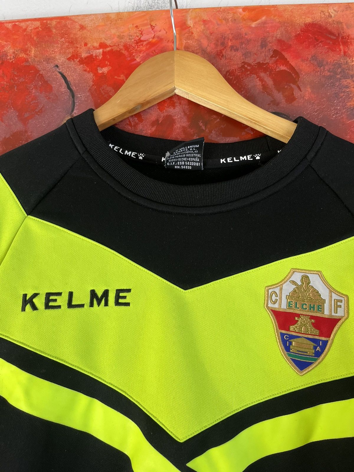 Vintage Kelme Fc Elche Football Sweatshirt Training Soccer Size L Size US L / EU 52-54 / 3 - 2 Thumbnail