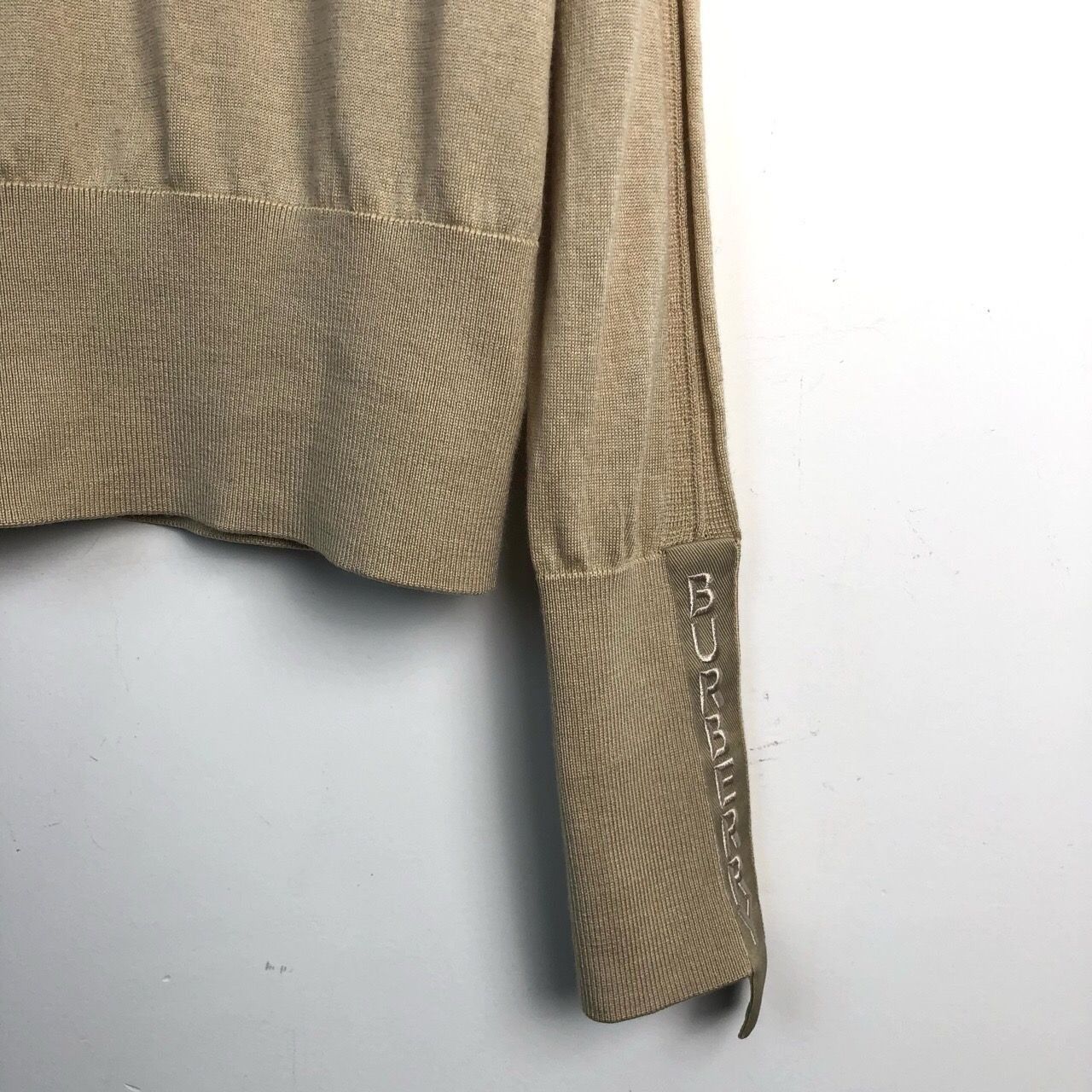 Burberry Burberry Beige Merino Wool Turtleneck Sweater Womens S Size S / US 4 / IT 40 - 4 Thumbnail