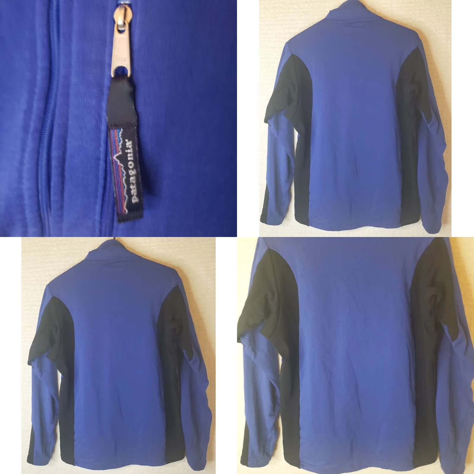 Patagonia Patagonia Men's S Blue Black Jacket Full Zip Logo Softshell Pockets Slim Fit Windbreaker Casual Travel Outdoor Shirt? Size US S / EU 44-46 / 1 - 9 Thumbnail