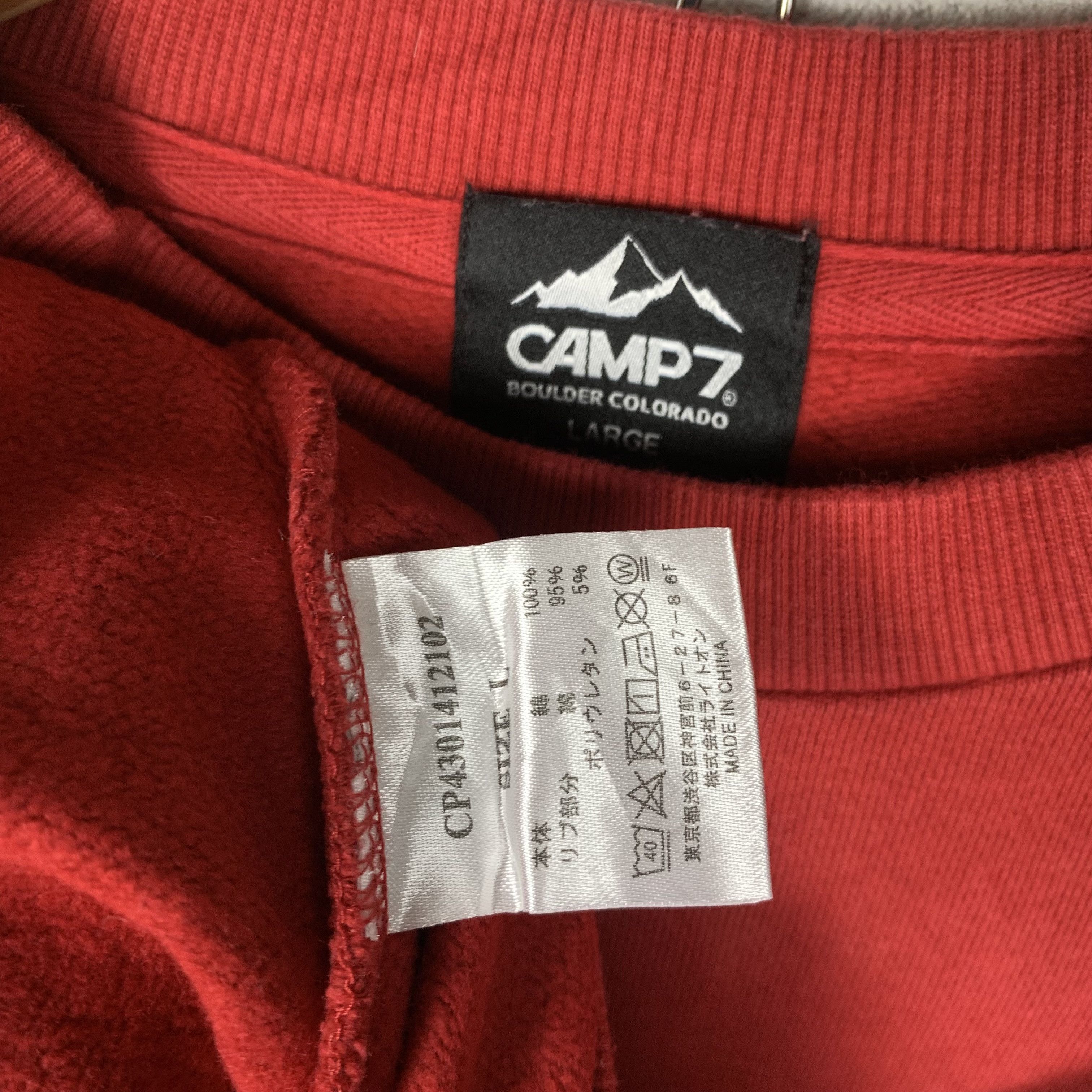 Japanese Brand Camp7 Boulder Colorado Sweatshirt Crewneck Size US M / EU 48-50 / 2 - 3 Thumbnail