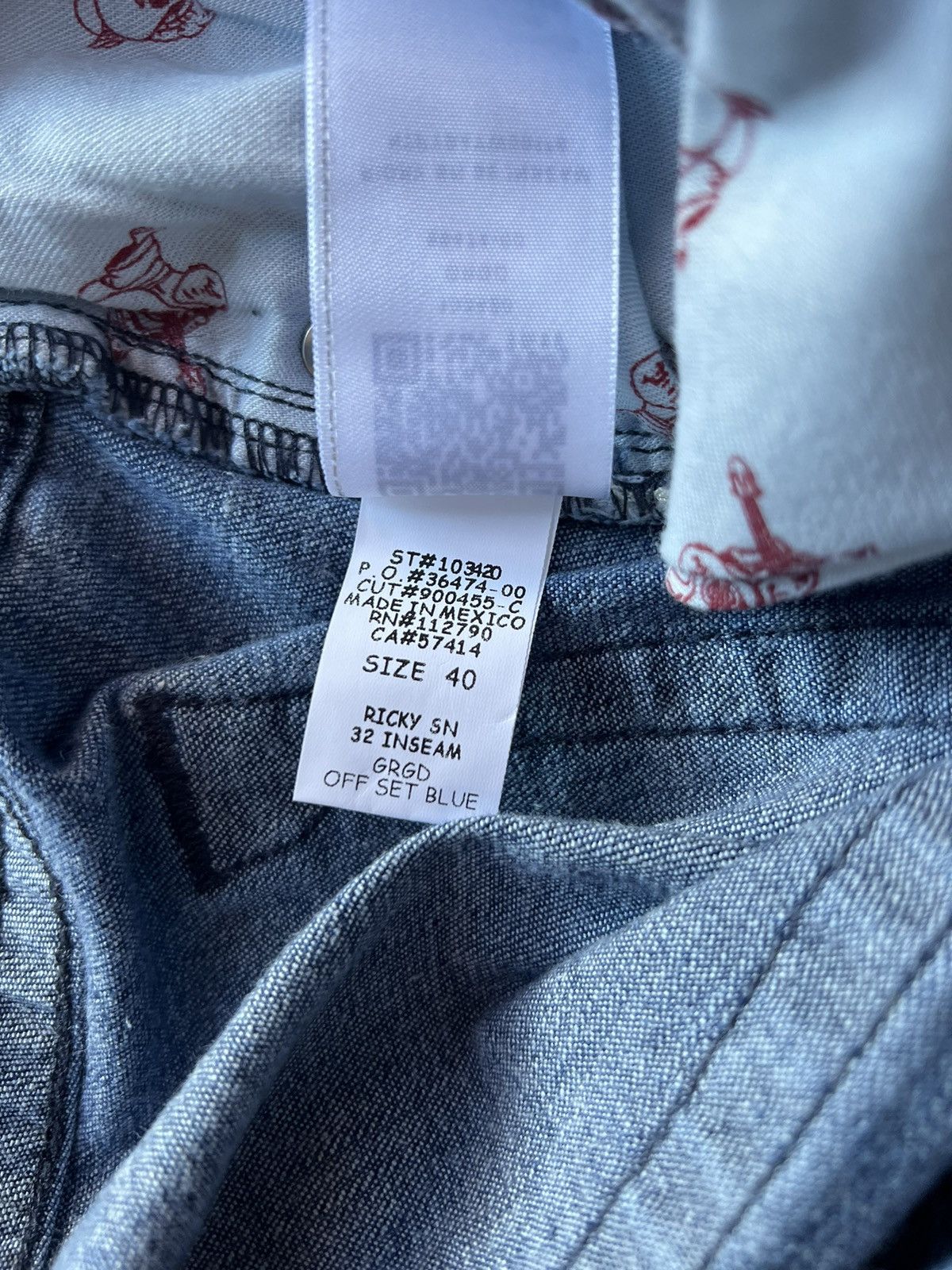 True Religion True Religion Ricky Relaxed Straight Pants Size US 40 / EU 56 - 11 Thumbnail