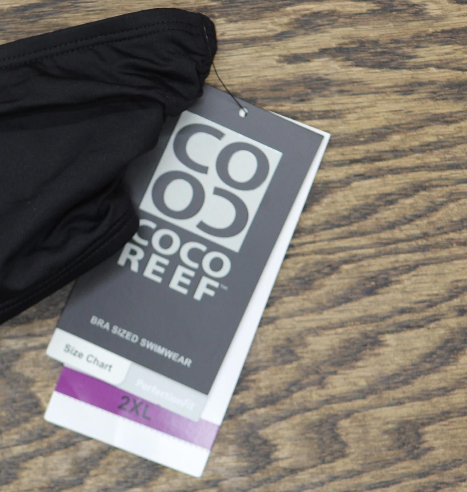 Other Nwt Coco Reef Classic Solid Shirred Bikini Bottom Black 2xl Size ONE SIZE - 4 Thumbnail