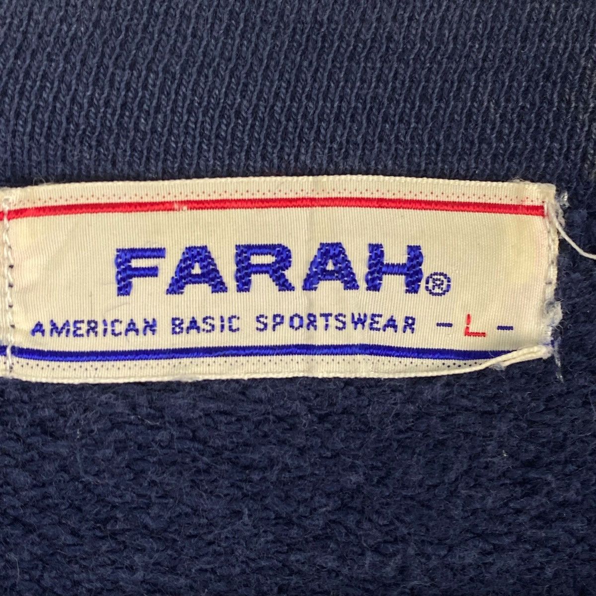 Farah × Vintage Vintage Farah Small Embroidered Logo Crewneck Sweatshirt Size L / US 10 / IT 46 - 5 Thumbnail