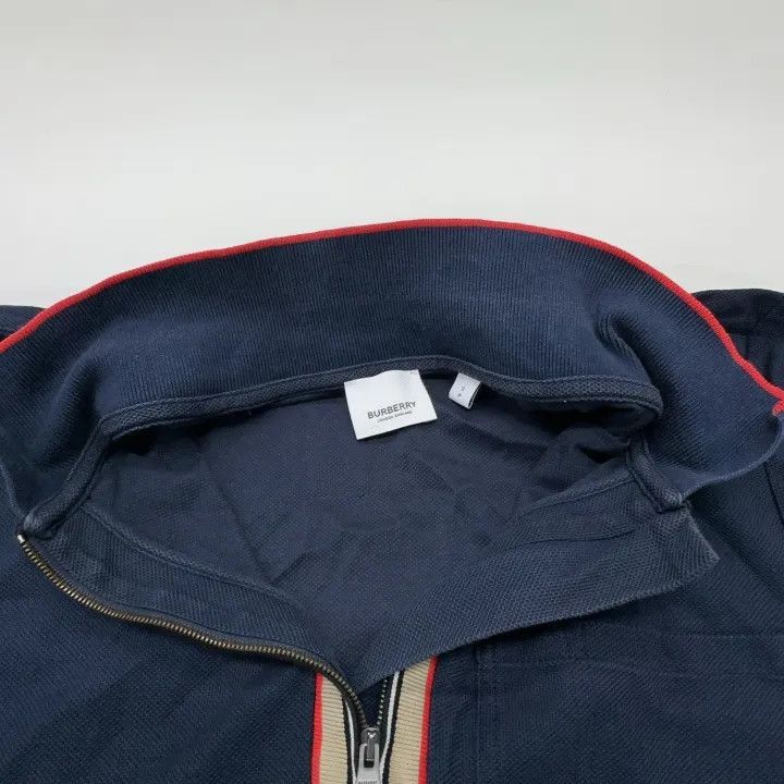 Burberry Burberry Burberry Navy Striped Short Sleeve Polo Shirt-250 Size US S / EU 44-46 / 1 - 5 Thumbnail