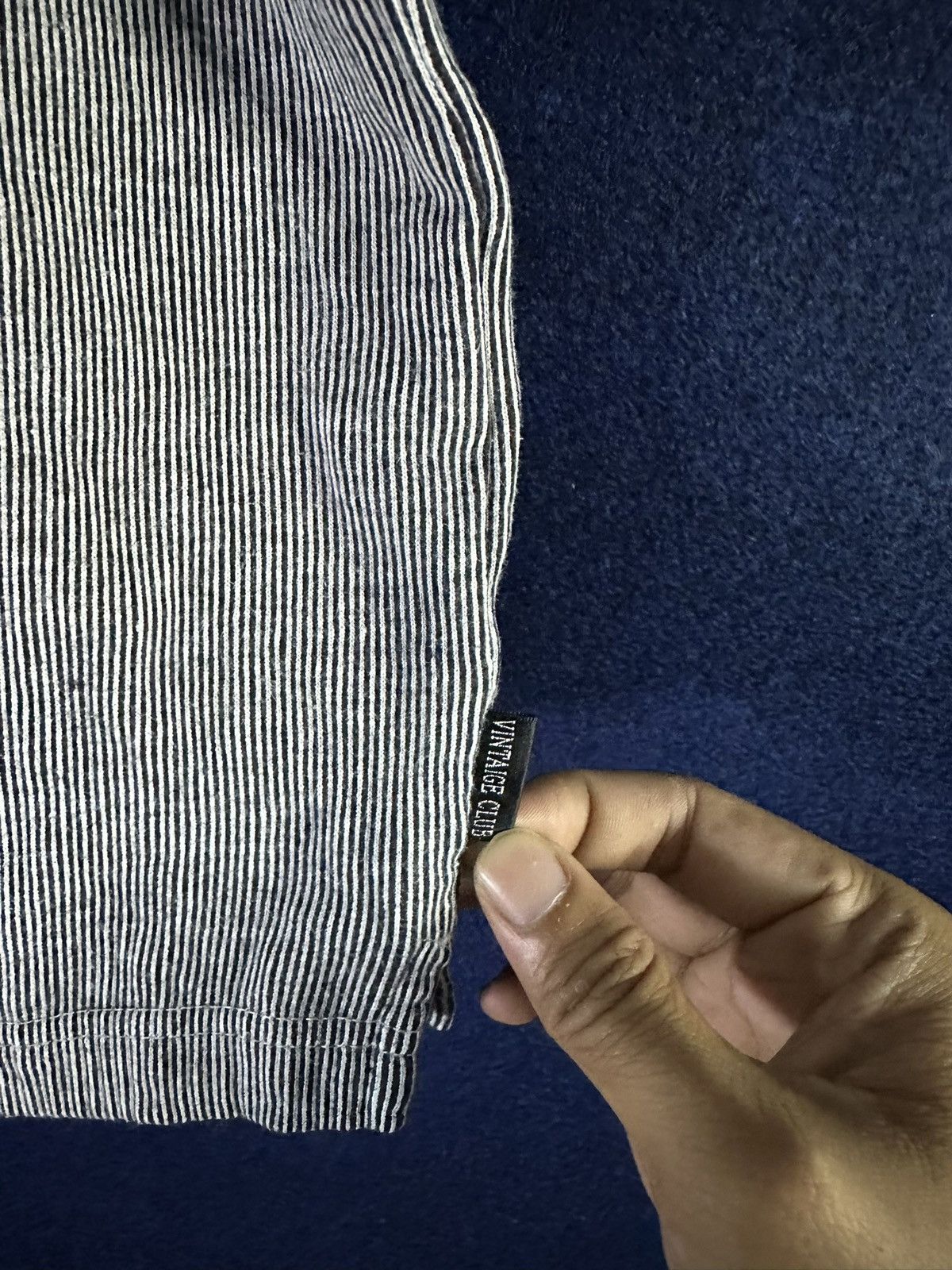 14th Addiction Japanese Y2K Double Layer Button Up Stripe Tshirt Size US L / EU 52-54 / 3 - 7 Thumbnail