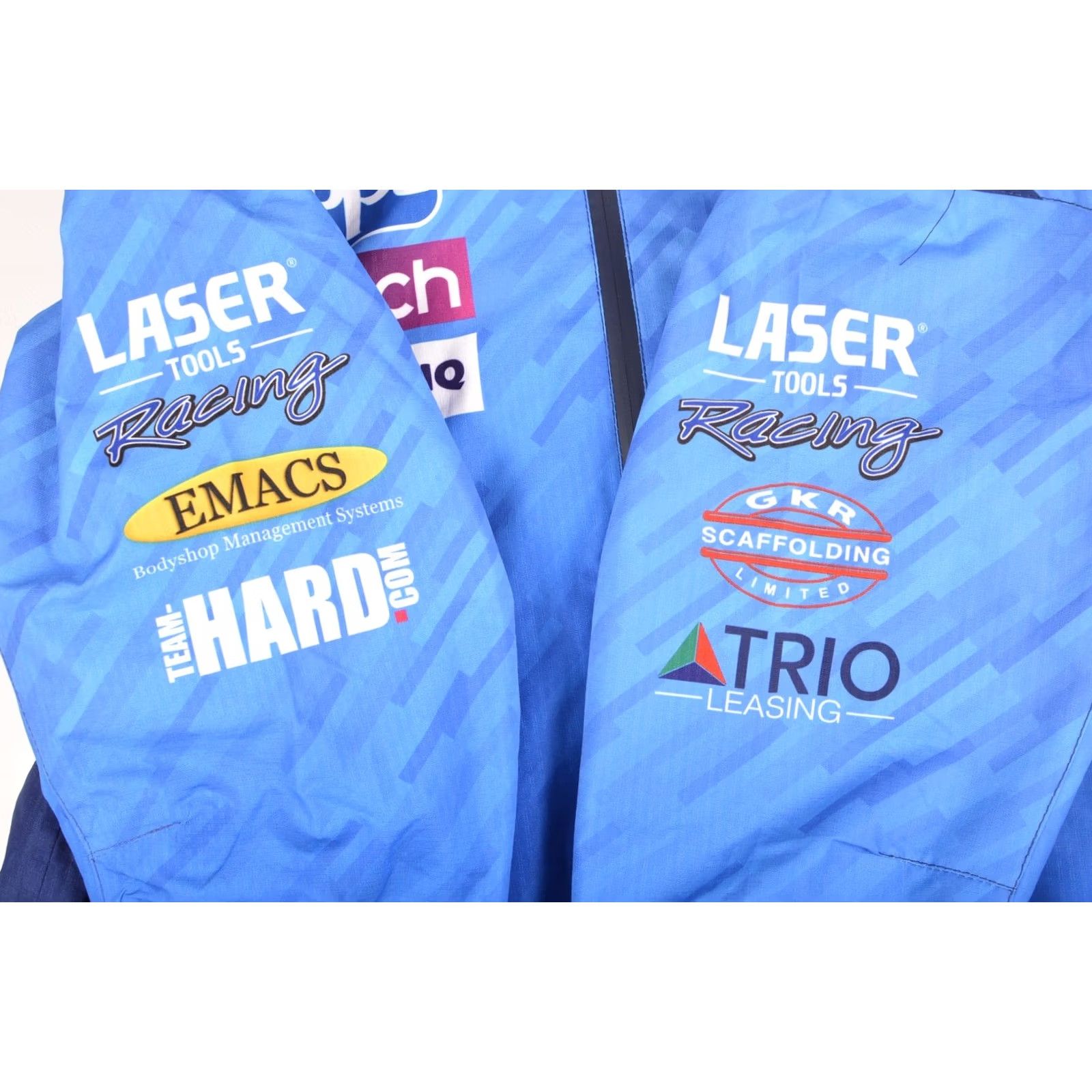 Vintage Harlequin Teamwear Laser Tools Racing Jacket Main Selling Point Racing Jacket Blue M Mens Size US M / EU 48-50 / 2 - 3 Thumbnail