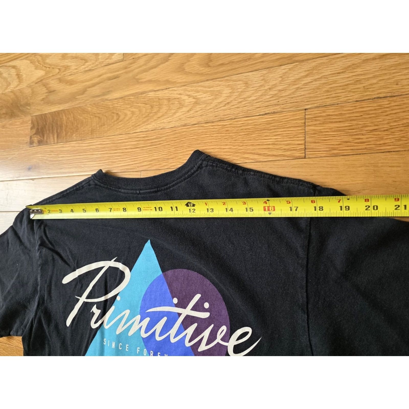 Primitive PRIMITIVE Apparel T Shirt Men Medium Black Blue Floral Skate Board Graphic Tee Size US M / EU 48-50 / 2 - 7 Thumbnail
