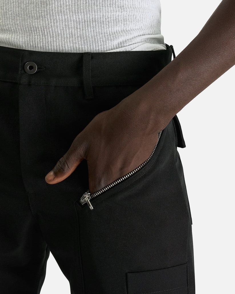 Rick Owens o1s1v1r1oon0825 Headon Convertible Pant in Black Size US 30 / EU 46 - 6 Thumbnail