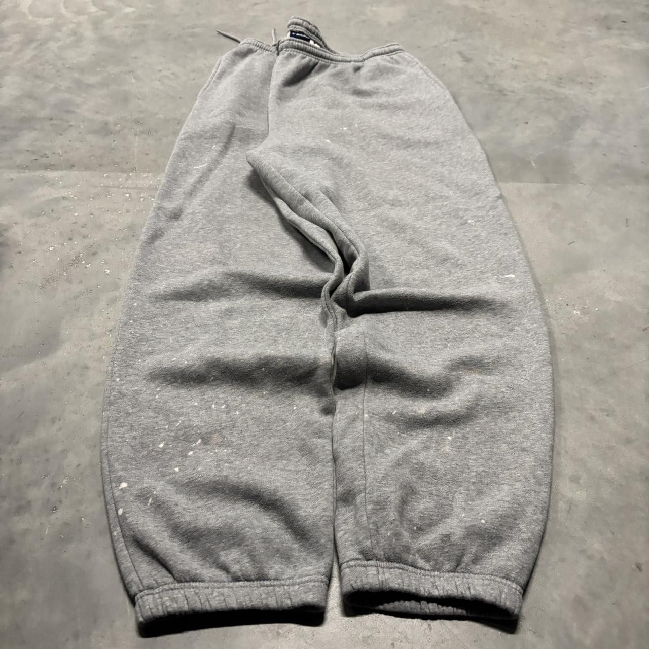 Japanese Brand × Vintage Crazy Vintage Y2K/2000s Baggy Light Grey Comfy Skater Essential Sweatpants! Size US 36 / EU 52 - 3 Thumbnail