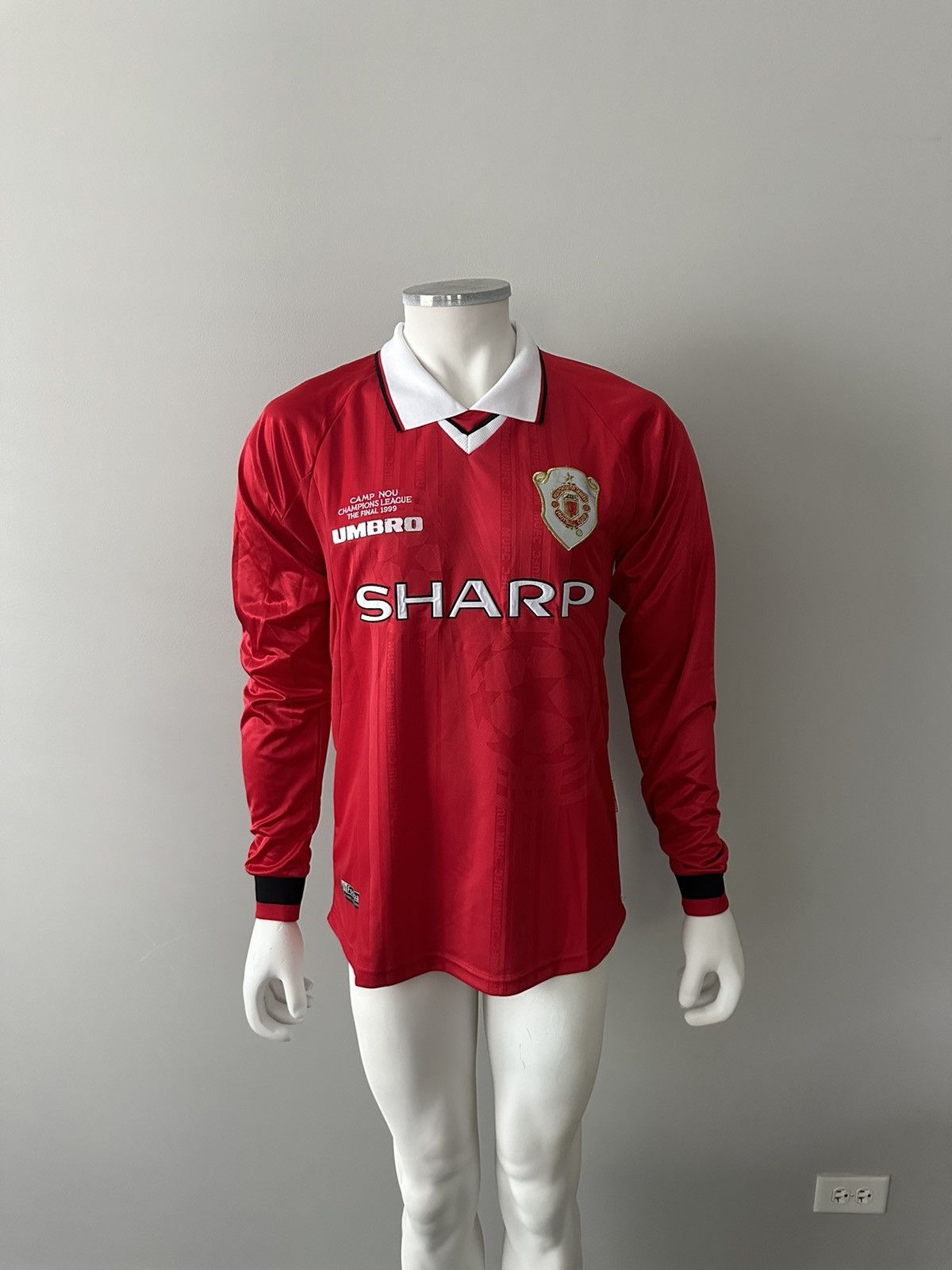David Beckham Vintage Champions League Final Soccer Jersey