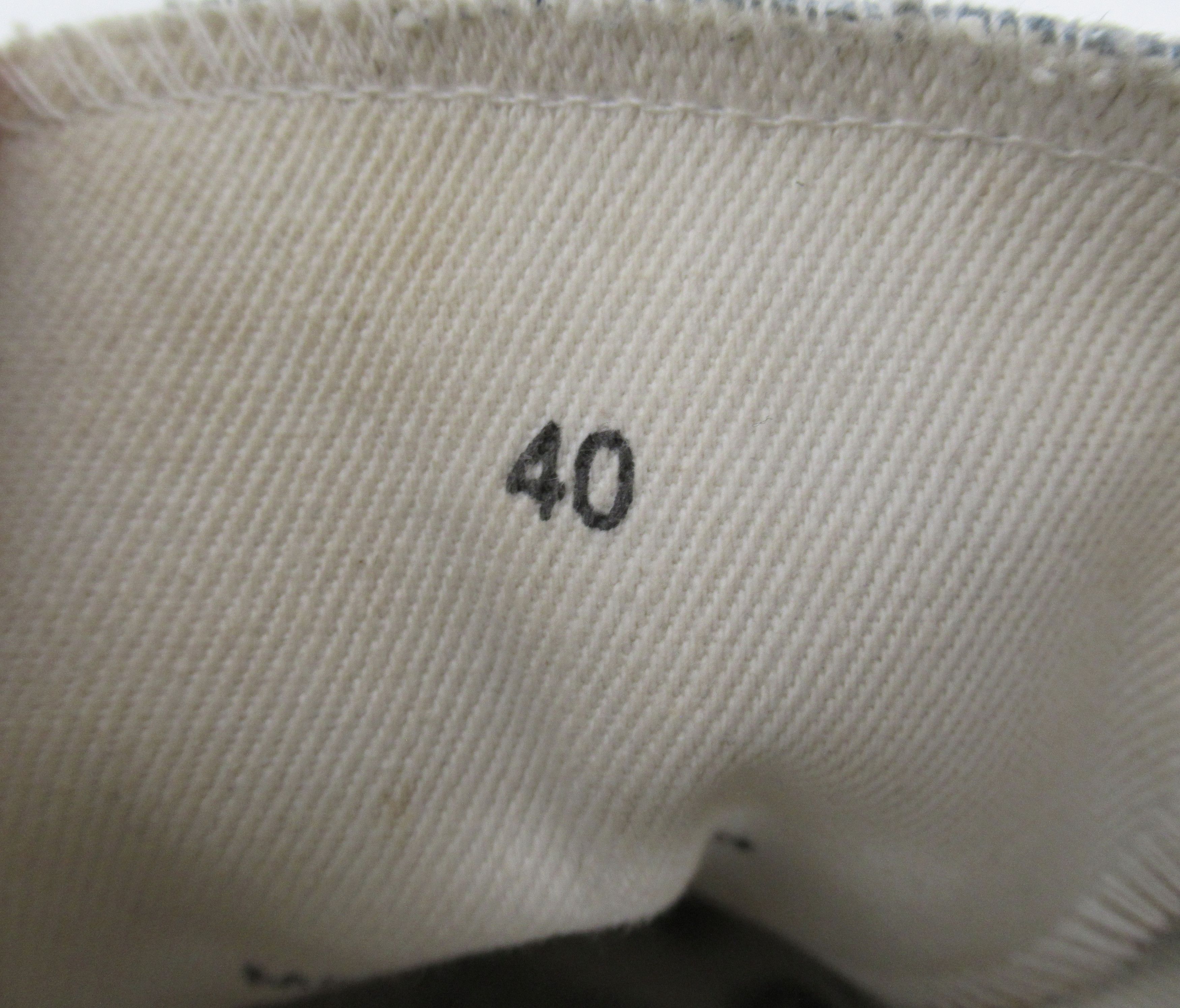 Maison Margiela Maison Margiela Men's Canvas Tabi Sneaker Light Blue Size US 7 / EU 40 - 12 Thumbnail