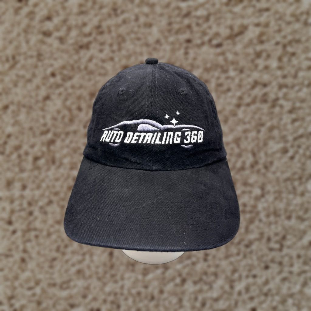 Port Authority Port Authority Adjustable Baseball Cap Hat for Men - One Size - Black - Auto Detailing 360 Logo - Casual Outdoor Gear Size ONE SIZE - 1 Thumbnail