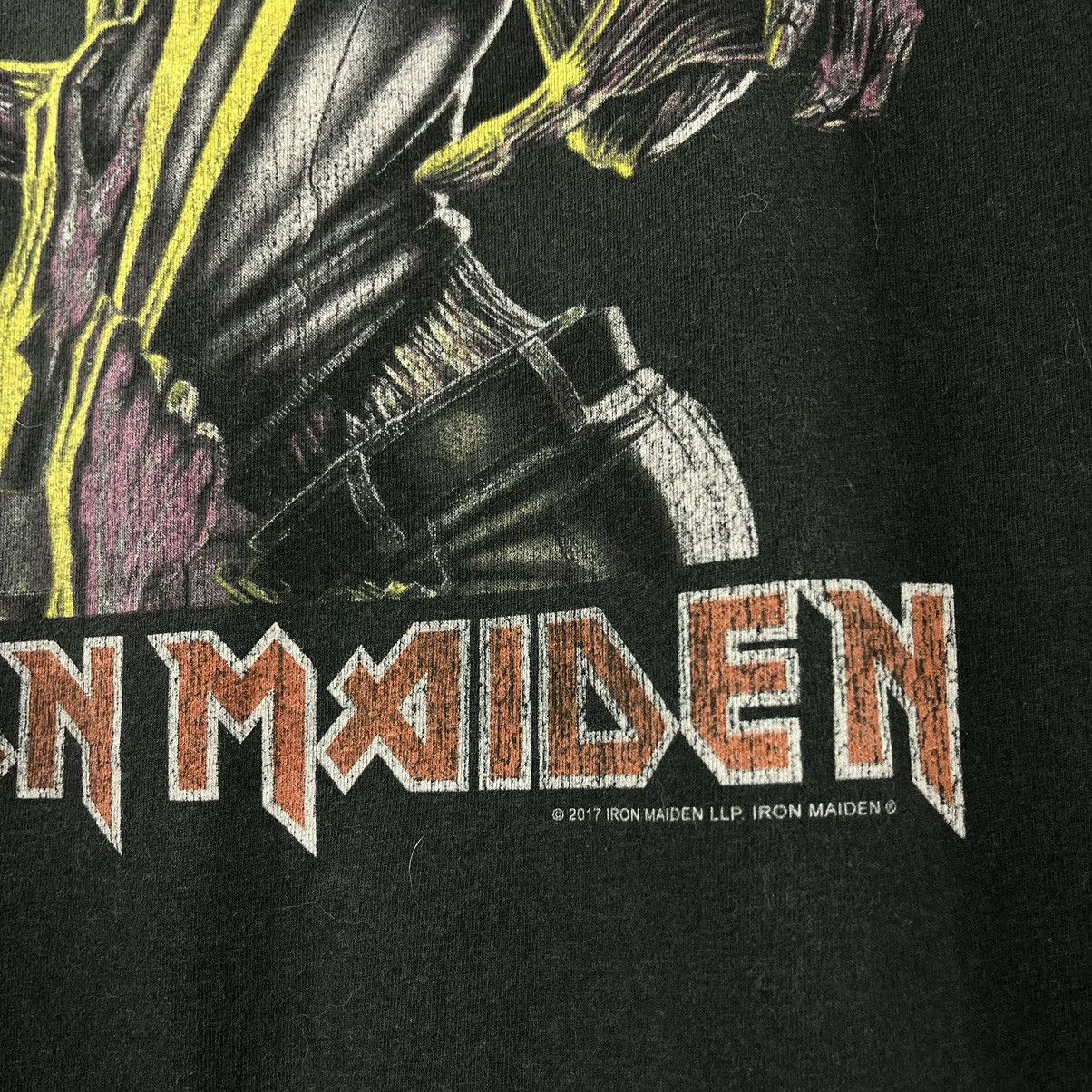 Band Tees × Iron Maiden Iron Maiden 2017 T-Shirt Distressed Big Logo Black Size L Size US L / EU 52-54 / 3 - 4 Thumbnail