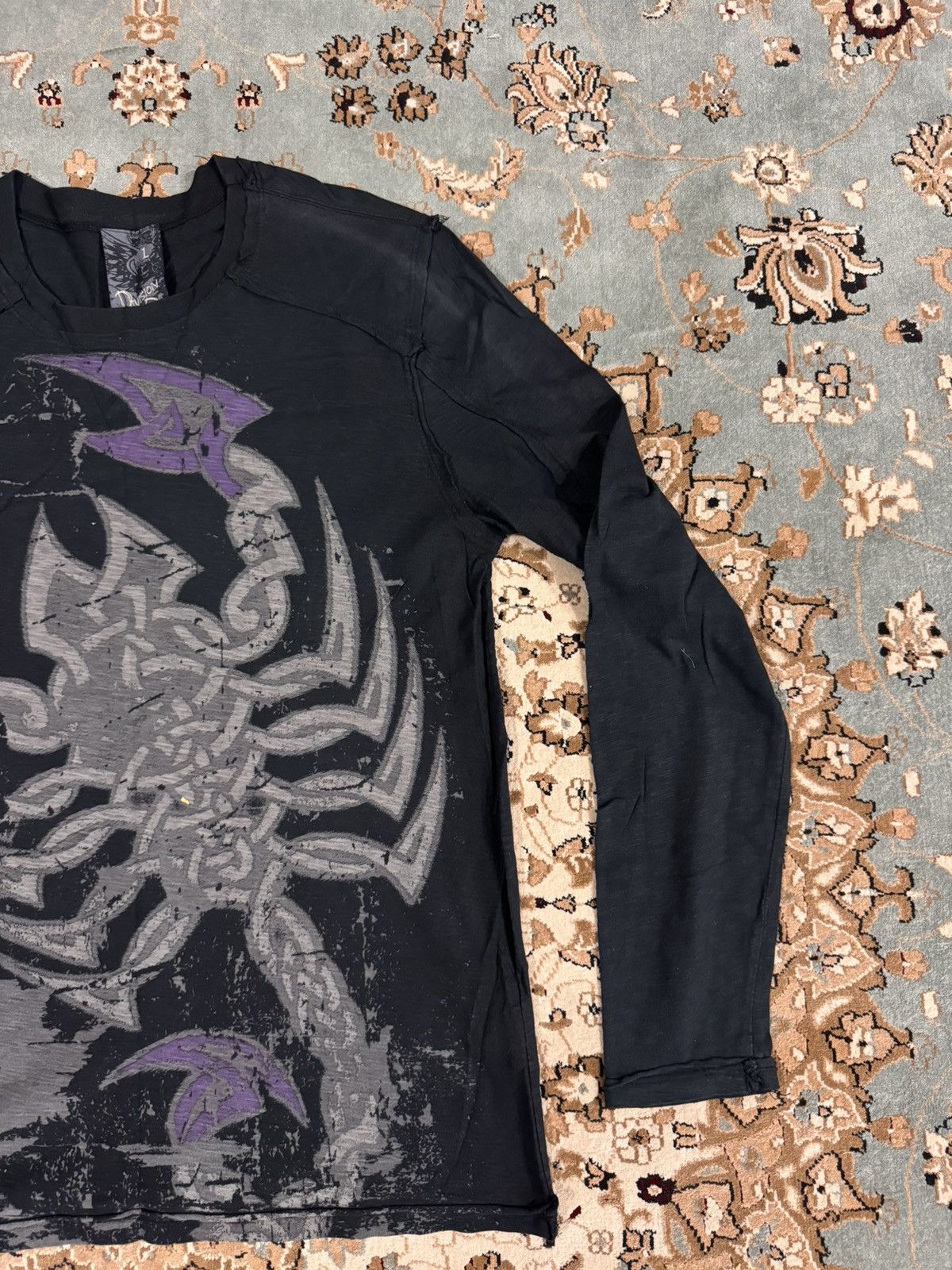 Vintage VINTAGE DIVISION E OVERPRINT SCORPION KING MI USA Size US L / EU 52-54 / 3 - 4 Thumbnail