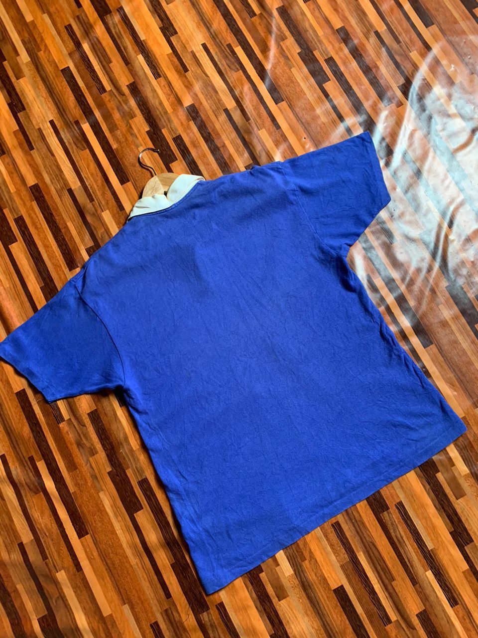 Vintage Rare Vintage ASAHI SUPER DRY polo Tee single stich KARAKUCHI Size US L / EU 52-54 / 3 - 7 Thumbnail