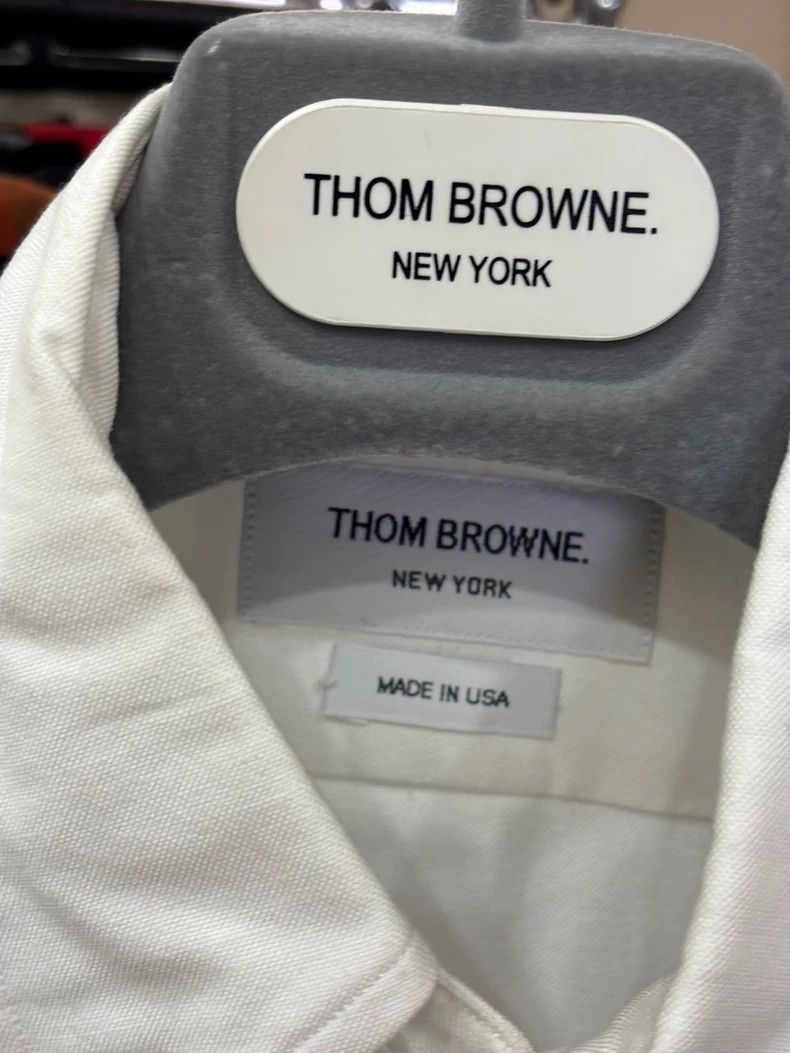 Thom Browne Thom Browne white shirts Size US S / EU 44-46 / 1 - 5 Thumbnail