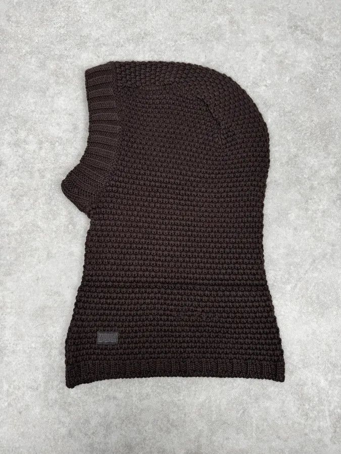 Armani Collezioni 2000s Armani Collezioni Brown Wool Balaclava Size ONE SIZE - 1 Thumbnail