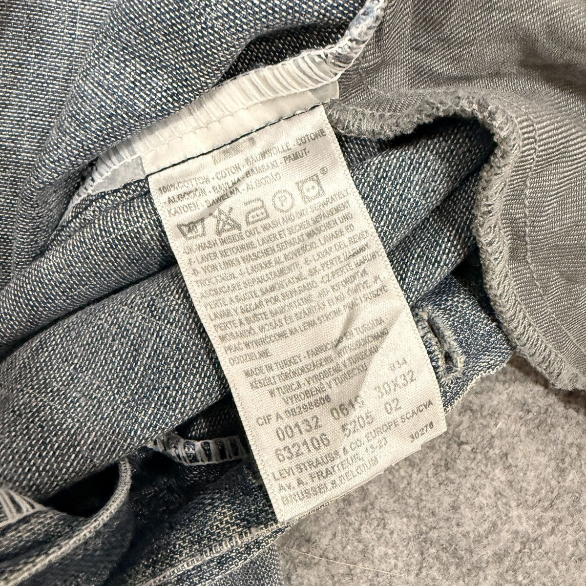 Levi's Vintage Levi’s Engineered Buckle Belt Denim Size US 30 / EU 46 - 7 Thumbnail