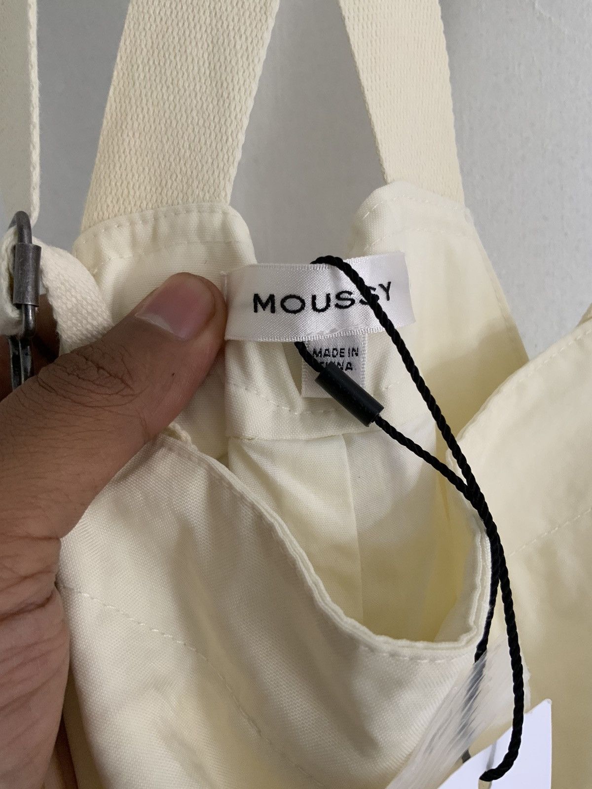 Japanese Brand Moussy Deadstock Cream Coveralls Size US 44 / EU 60 - 13 Thumbnail