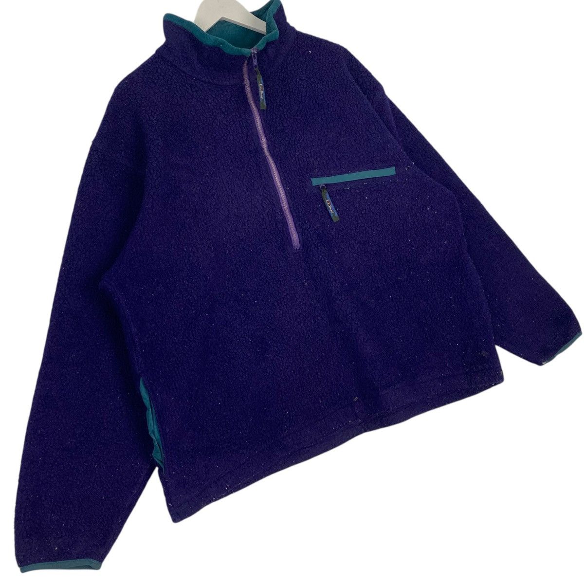 Other Vintage 90s LL Bean Half Zipper Fleece Sweater NavyBlue Sz M Size US M / EU 48-50 / 2 - 3 Thumbnail