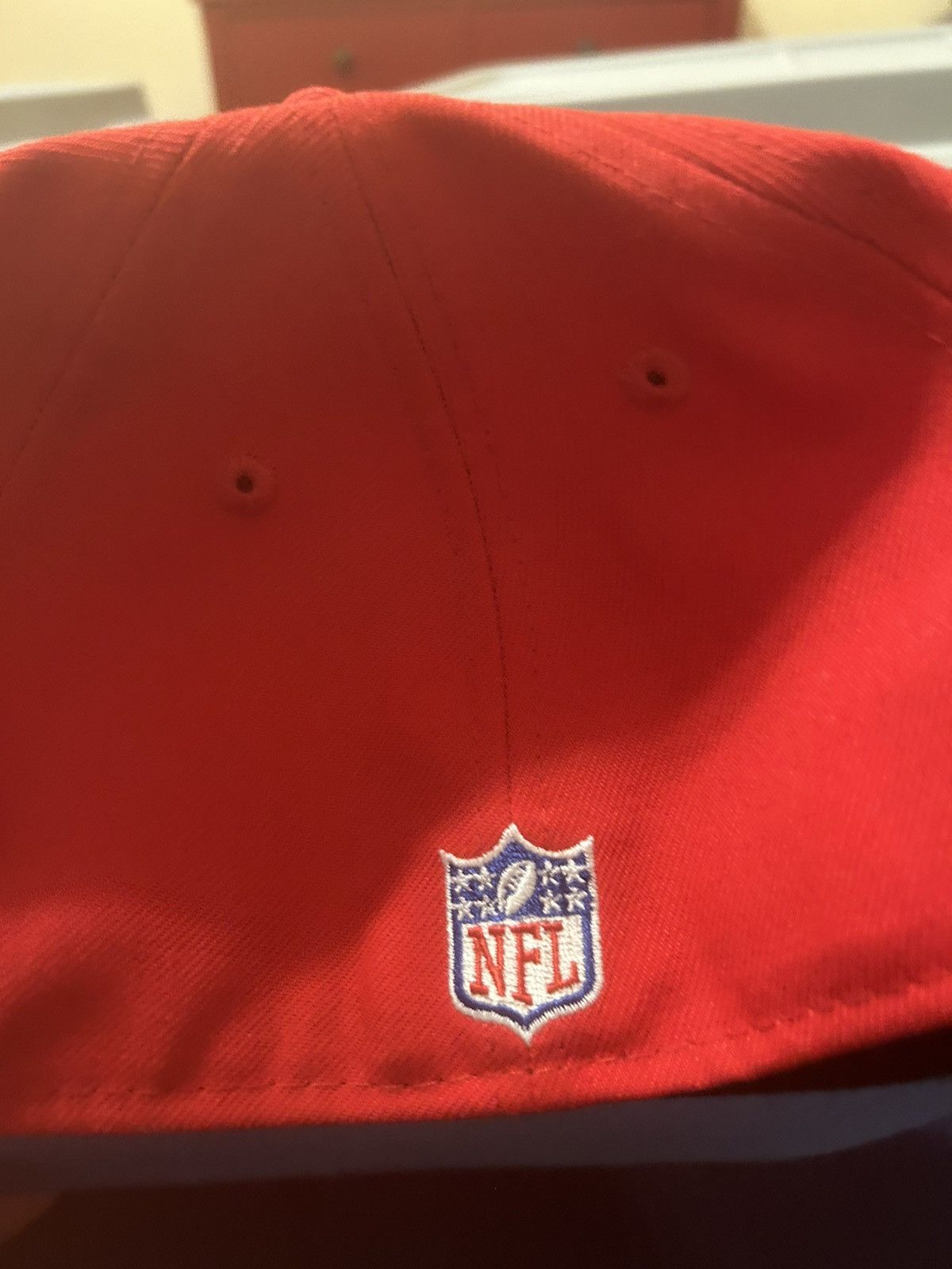 New Era Buffalo Bills Red New Era Fitted Hat Size 7 Size ONE SIZE - 3 Thumbnail