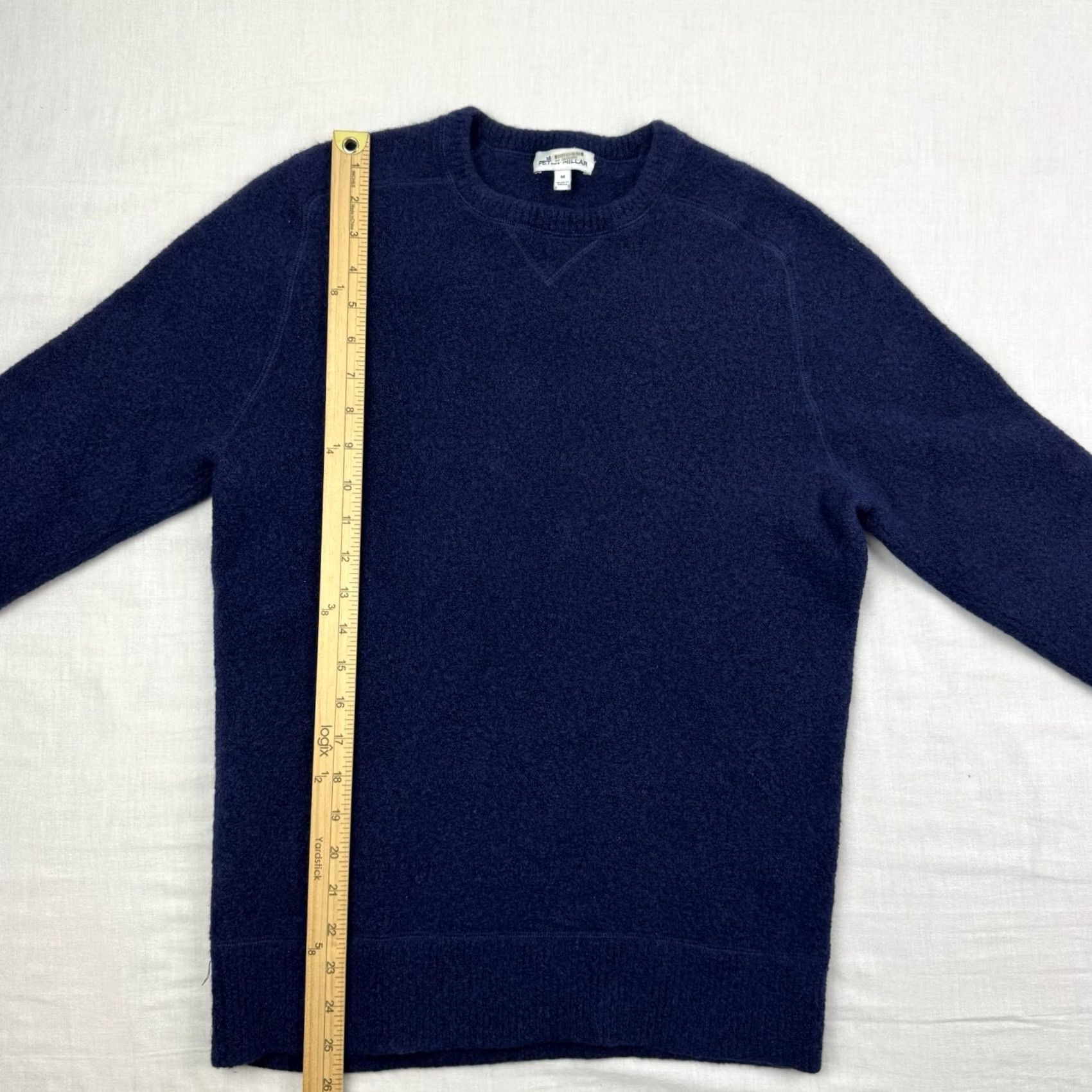 Peter Millar Peter Millar Sweater Pullover Mens XL Navy Blue Merino Wool Yak Preppy Classic Knit Crew Neck Casual Business Golf Size US XL / EU 56 / 4 - 6 Thumbnail